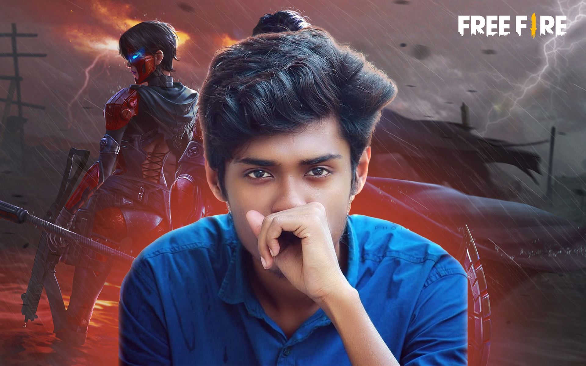 Itz Kabbo, a Free Fire content creator (Image via Sportskeeda)