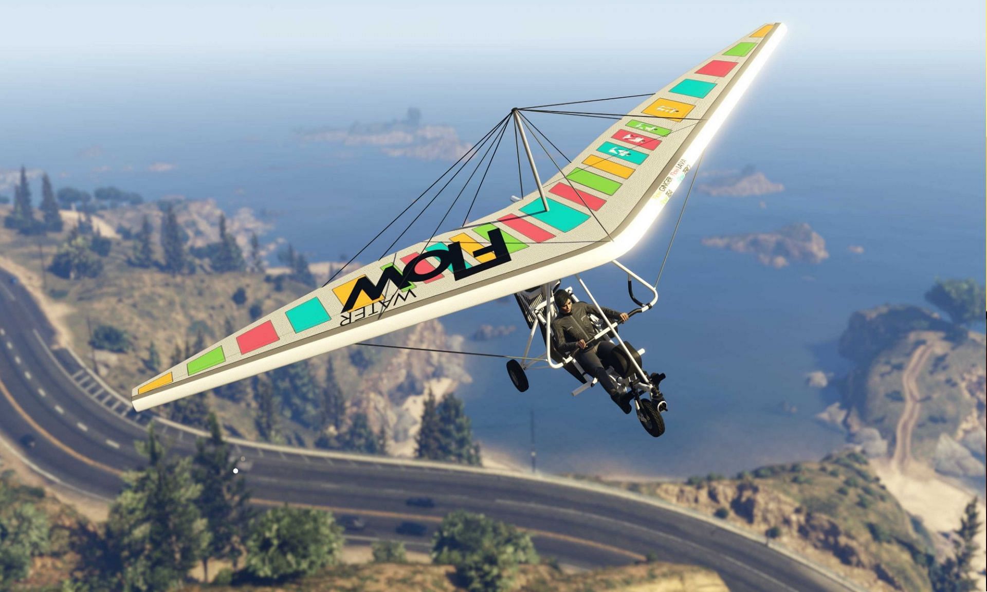 Head for the clouds and glide through the air (Image via Rockstar Games)