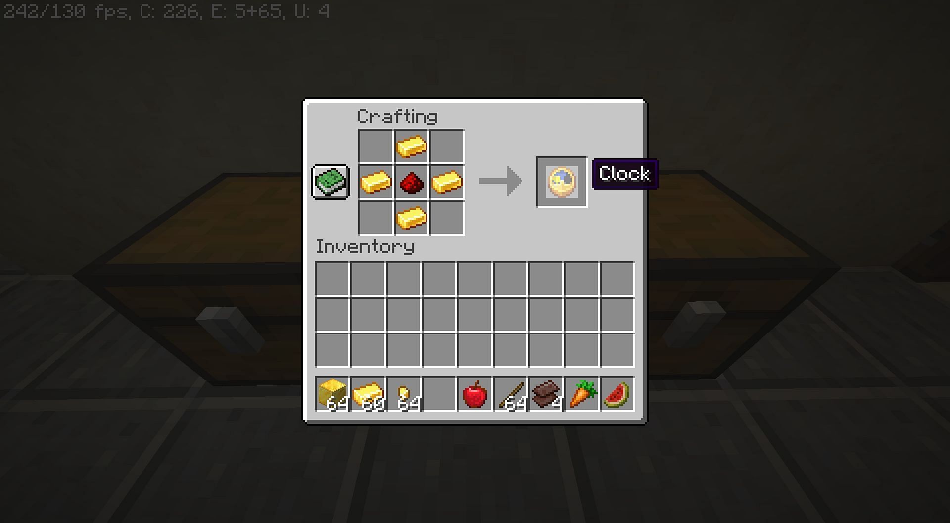 Clock (Image via Minecraft)