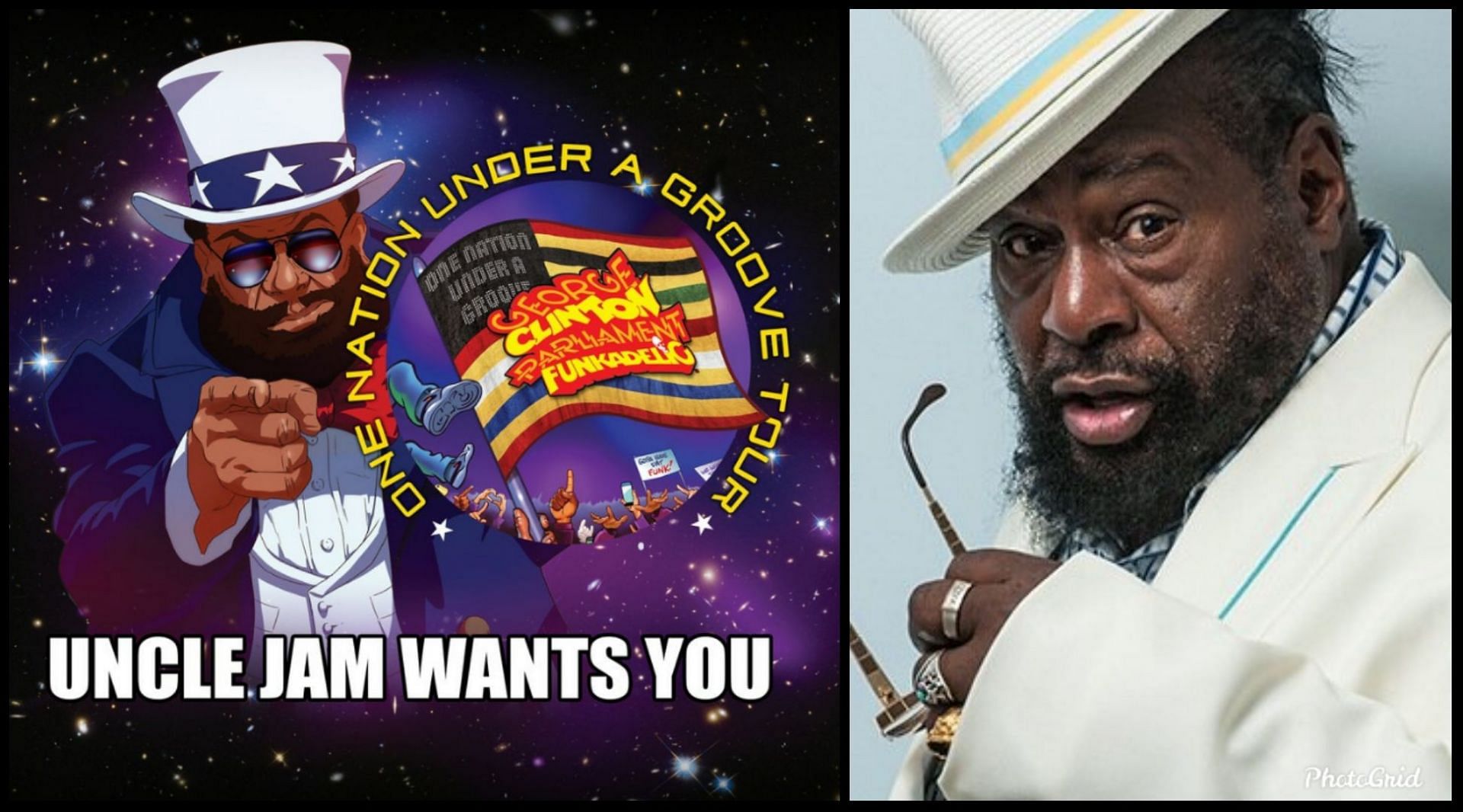 George Clinton, one of the godfathers of funk music, is all set to bring his Parliament-Funkadelic ensemble back on the road (Images via Twitter @george_clinton)