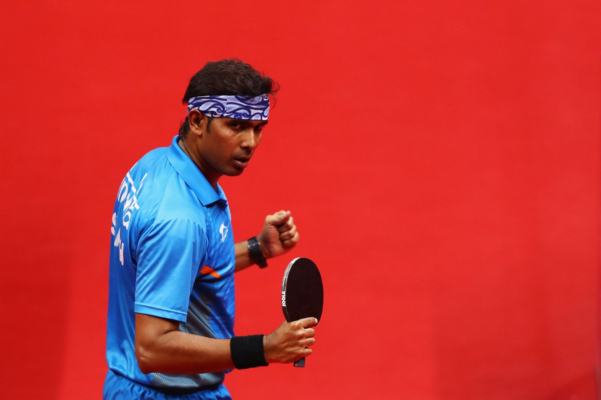 A Sharath Kamal entered the semi-finals of the WTT Contender Doha 2022. (PC: Getty Images)