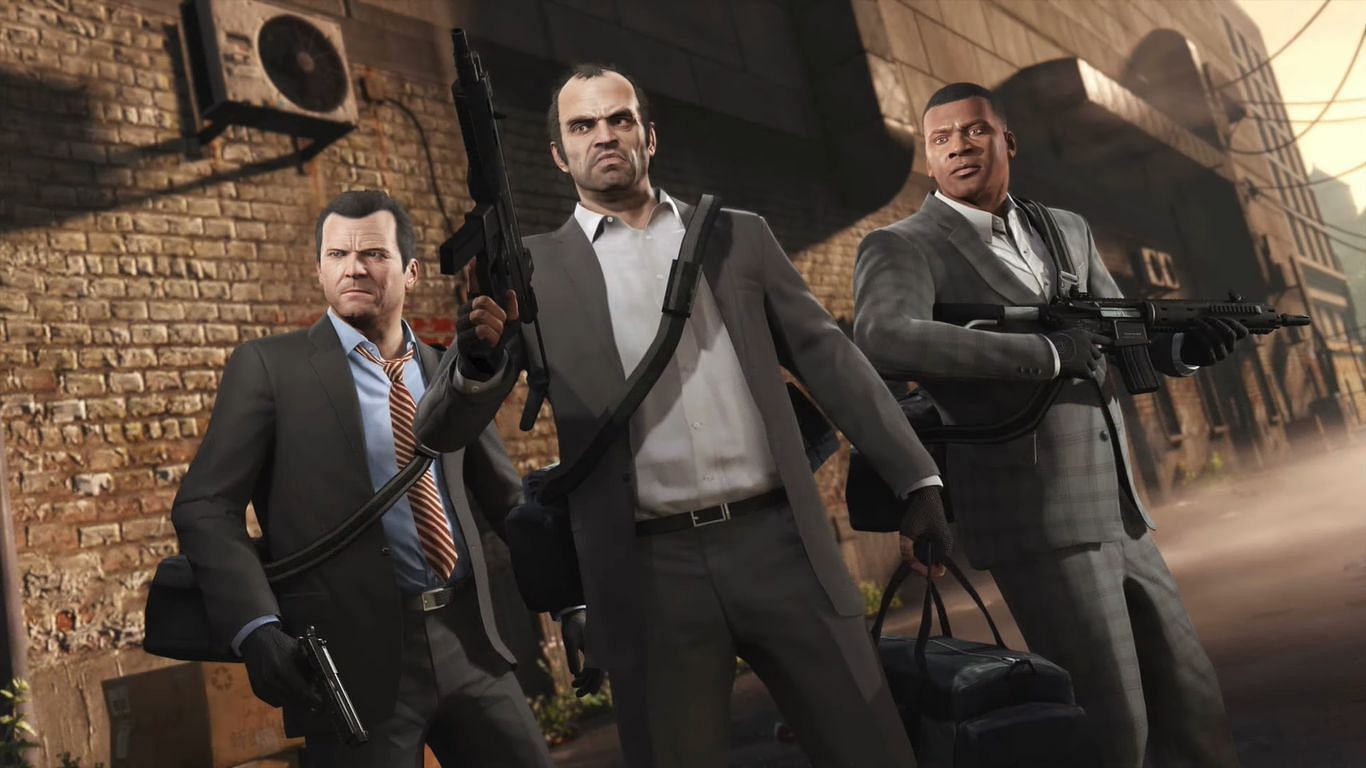 New screenshots show the protagonists in all their glory (Image via Rockstar Games)