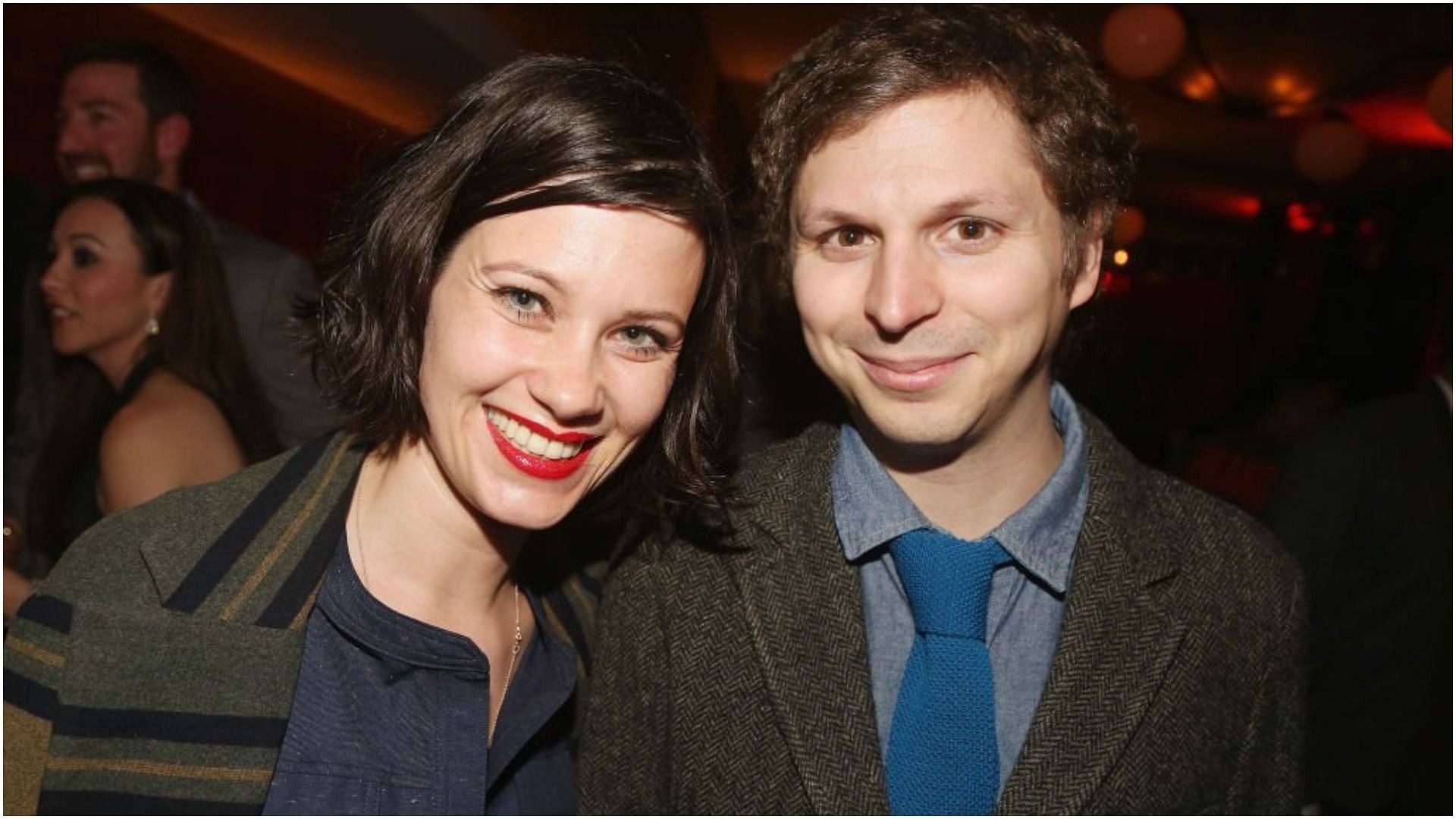 Michael Cera and Nadine reportedly tied the knot in 2018 (Image via Bruce Glikas/Getty Images)