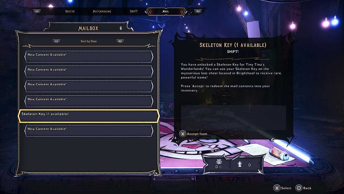 SHIFT grants exciting loot (Image via Gearbox)