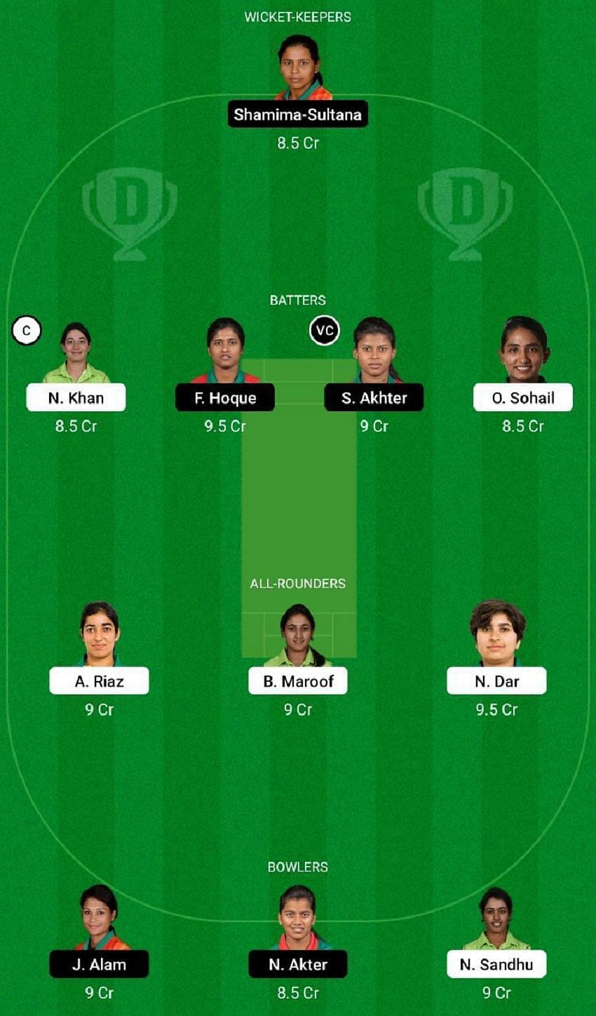 PK-W vs BD-W Dream11 Fantasy Tip #2