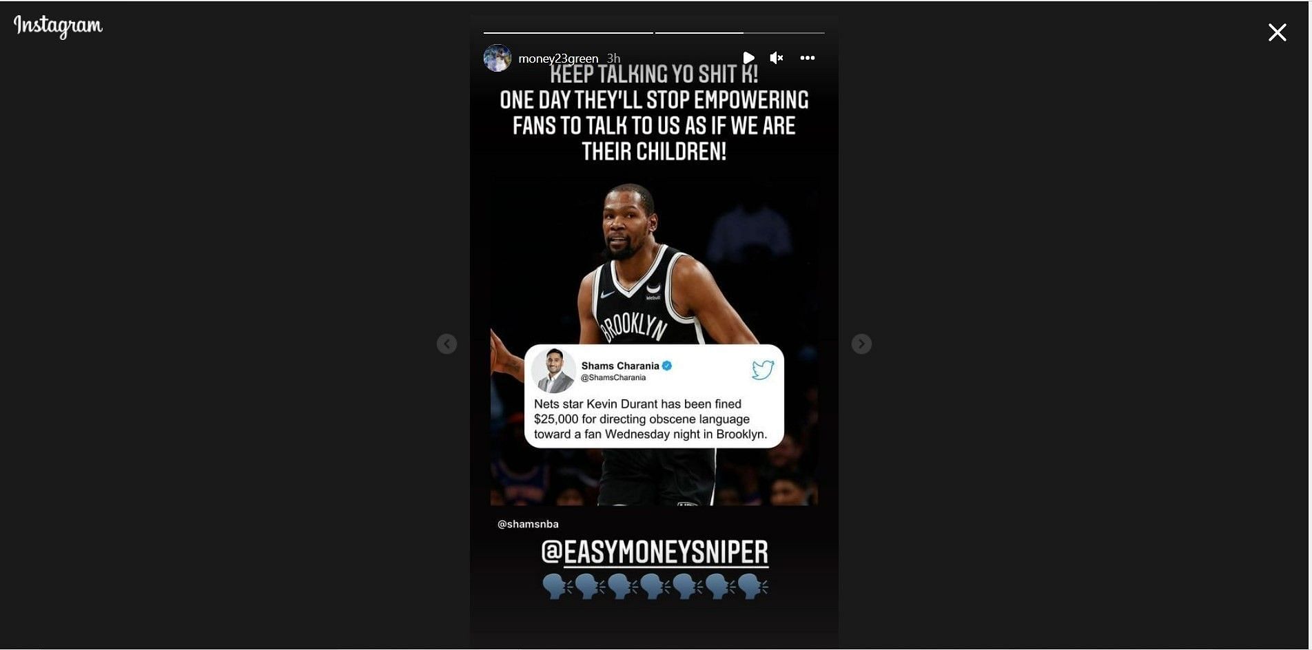 Draymond Green&#039;s message to Kevin Durant