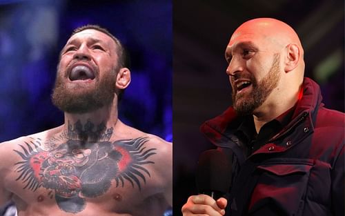 Conor McGregor [left], Tyson Fury [right]