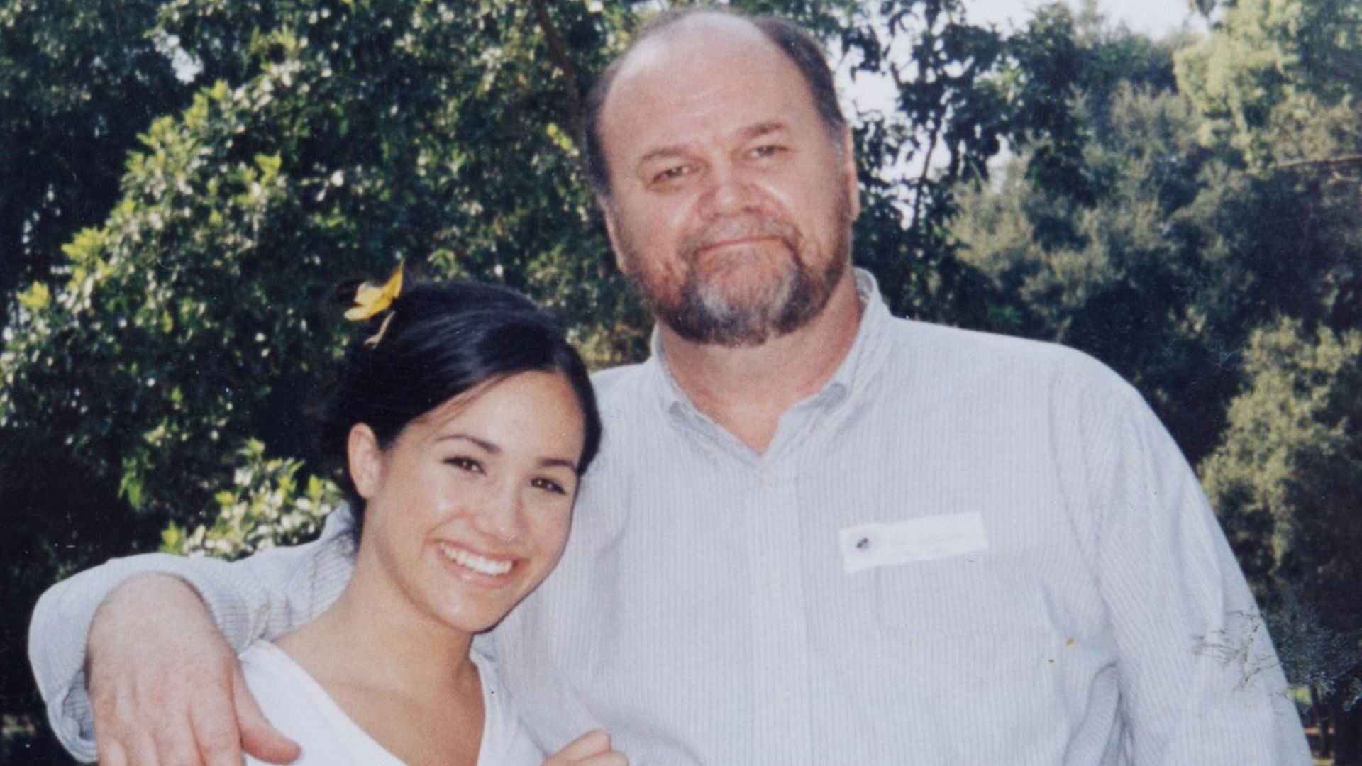 Meghan Markle with her father (Image via Unknown Source)
