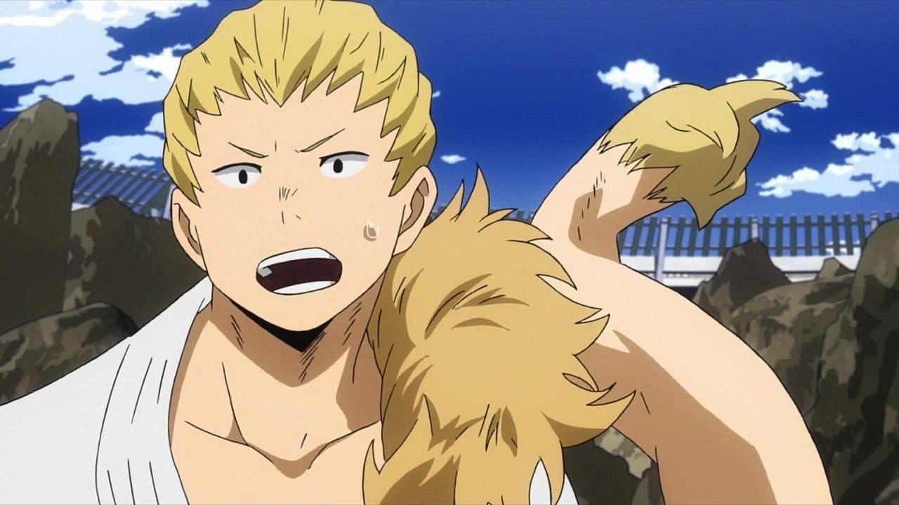 Ojiro and his Tail as seen in the series&#039; anime (Image via Bones Studios)