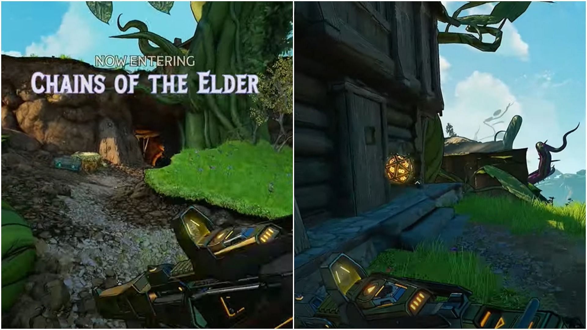 Search for the Lucky Dice on the doorstep of a home (Image via WoW Quests/YouTube)