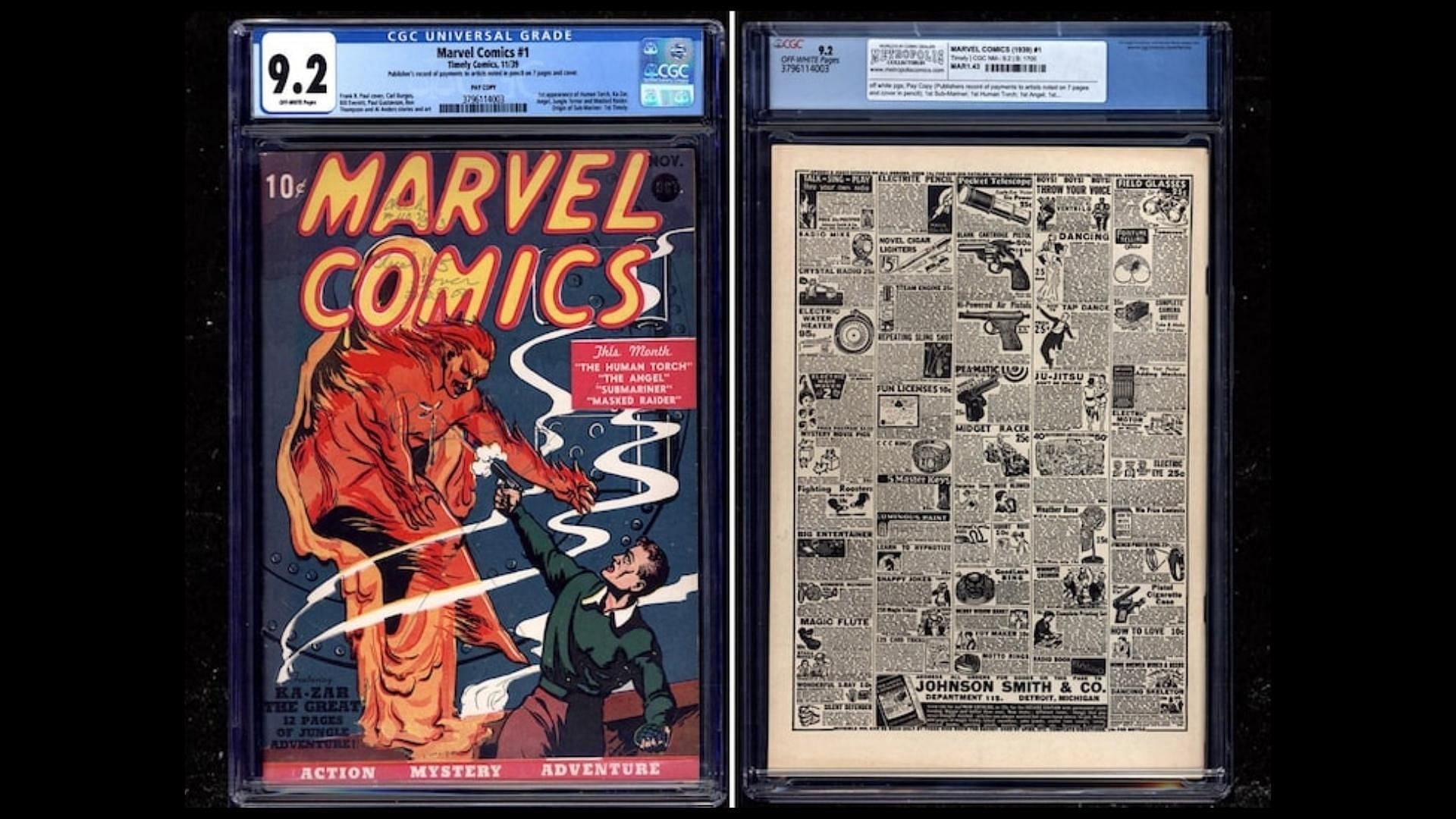 Super Rare comic sold big at the auction (Image via The Associated Press)