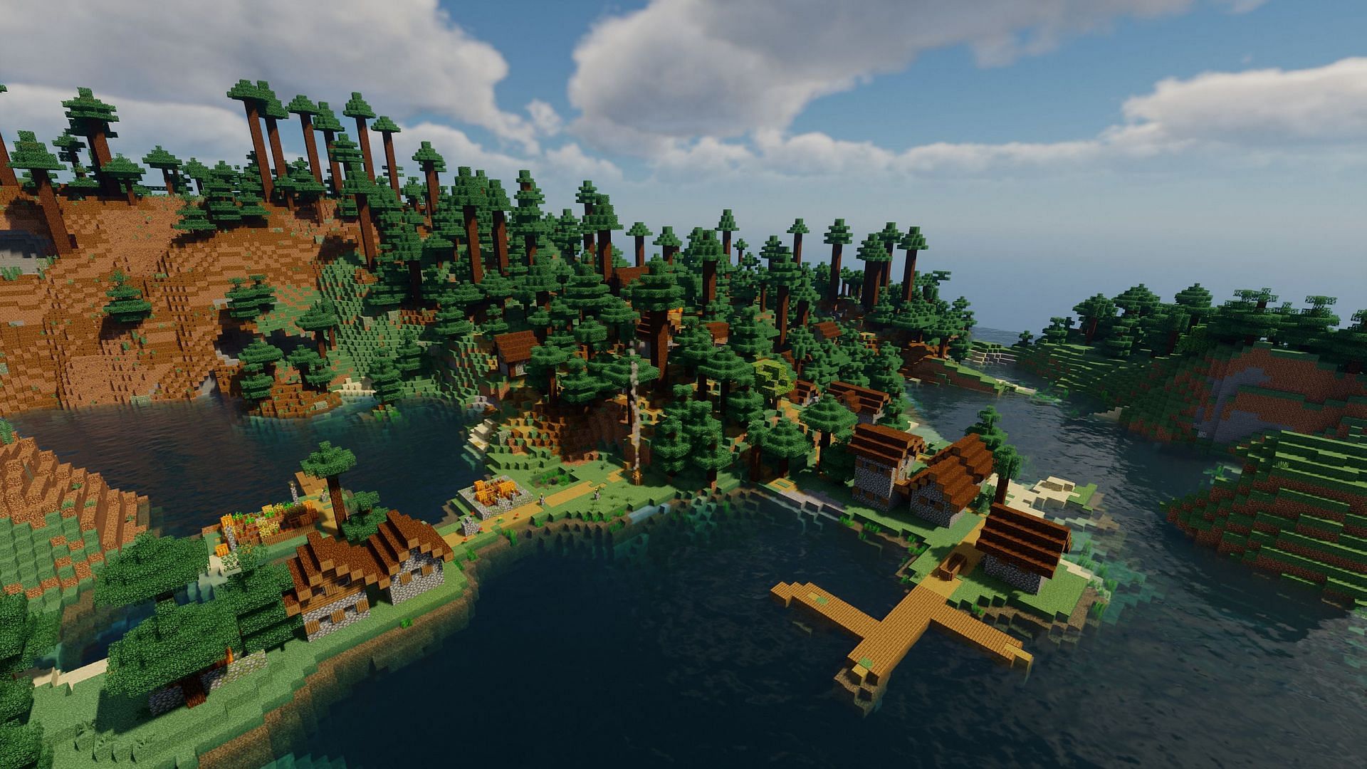 Village spawns are amazing for new hardcore worlds (Image via u/Illusorysuperiority6 on Reddit)