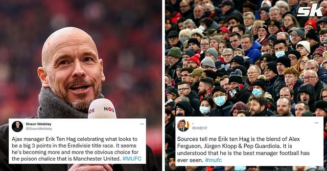 "Announce Erik Ten Hag today please" - Manchester United fans react as Ajax record comeback win over Feyenoord