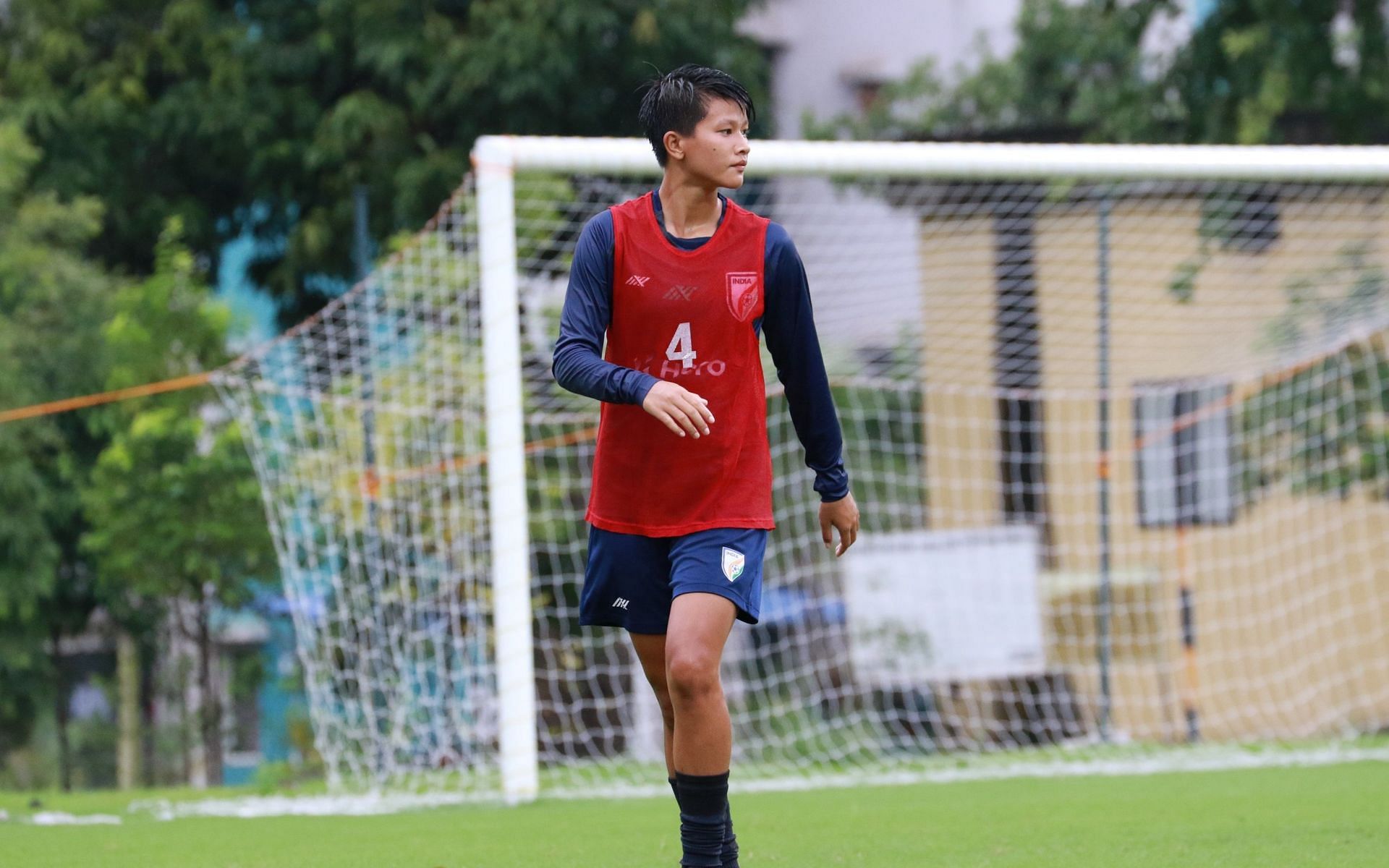 Shilky Devi Hemam was a part of the Indian senior squad for the AFC Women&#039;s Asian Cup earlier this year (Image Courtesy: AIFF)