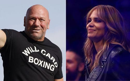 Dana White (left) Halle Berry (right)