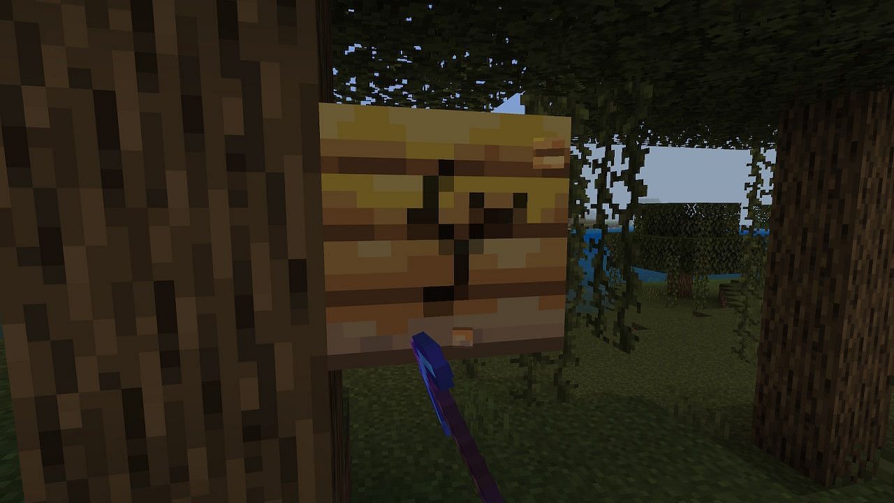 Users can become beekeepers and move occupied beehives easily by using a tool enchanted with silk touch (Image via Minecraft)