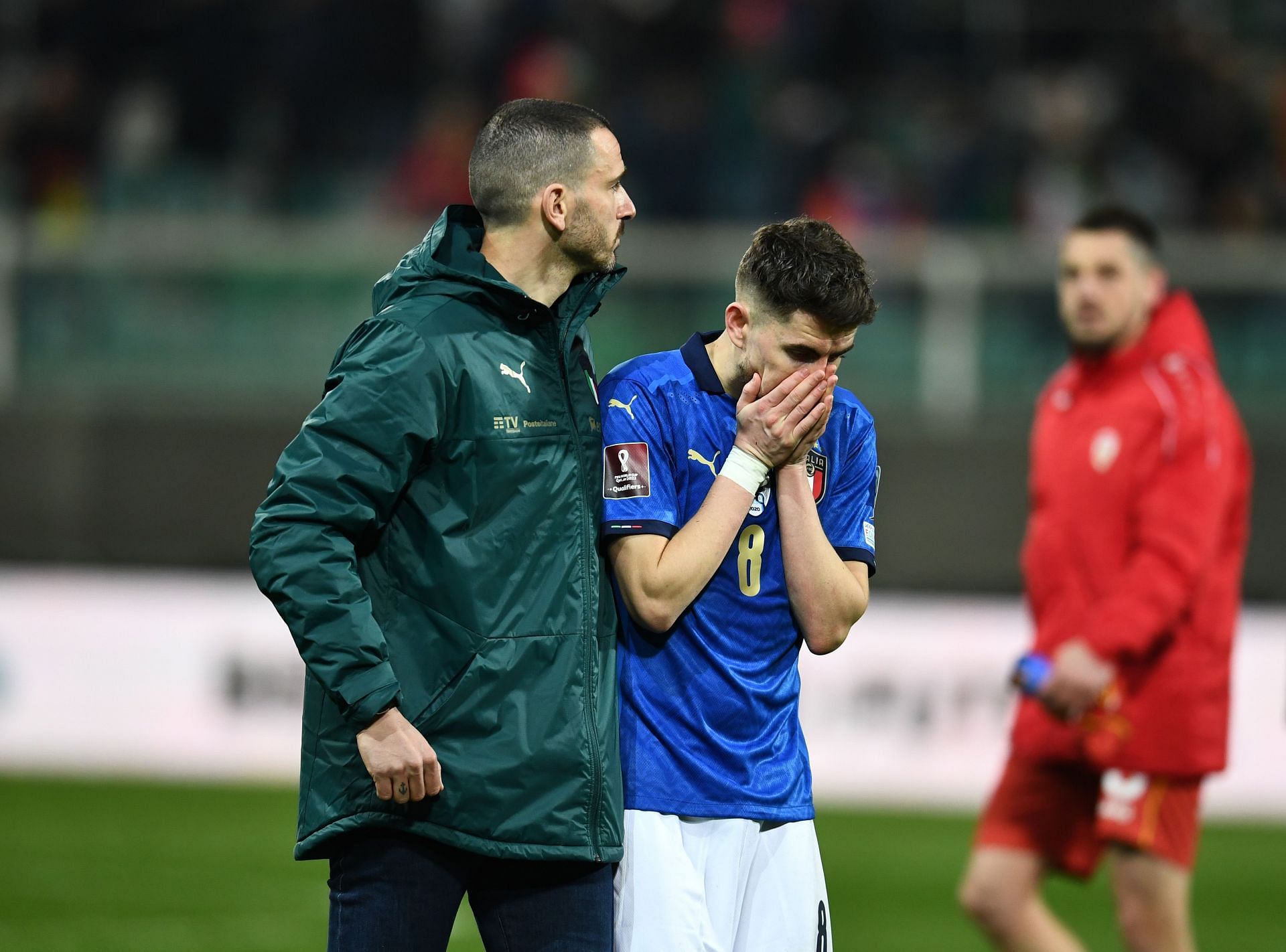 Italy were knocked out of World Cup qualification by North Macedonia
