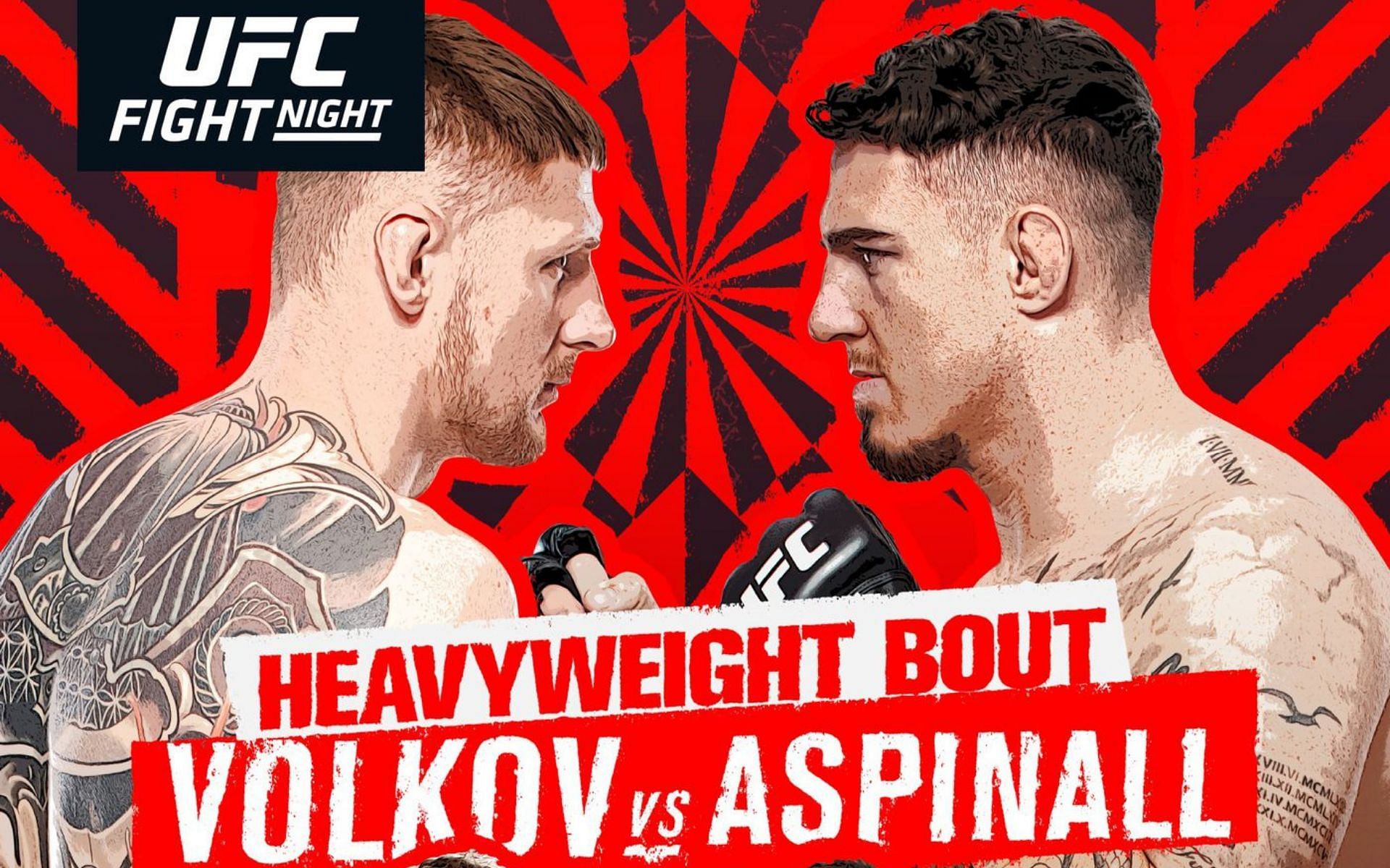 Fight Night: Volkov vs. Aspinall - UFC London poster