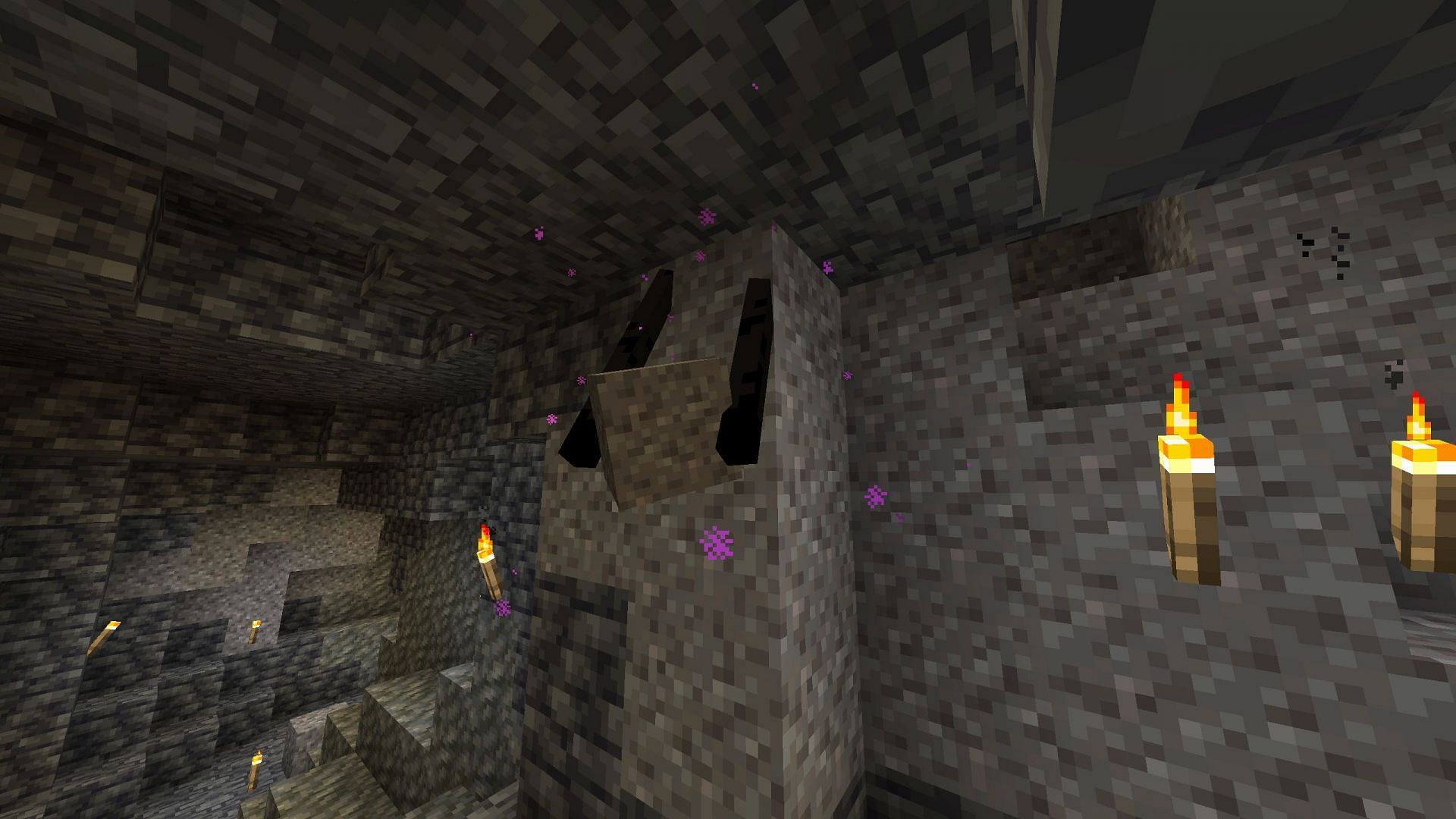 A Minecraft Redditor shared this funny photo of an Enderman caught in a very uncertain situation (Image via u/Jesselle/Reddit)