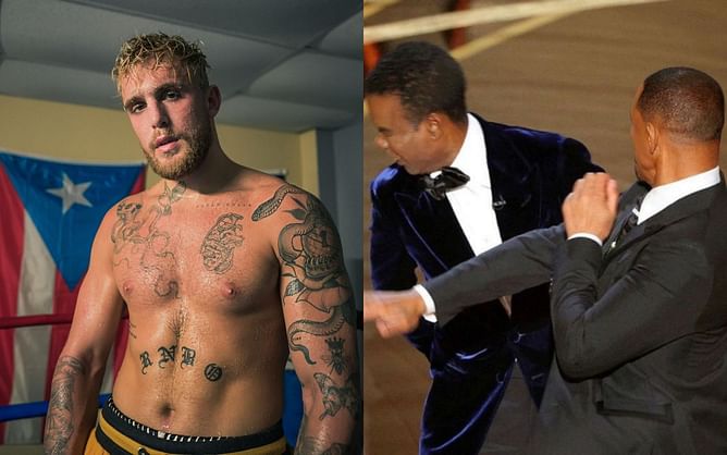 Jake Paul offers $15m each to Will Smith and Chris Rock to fight it out on his undercard in August