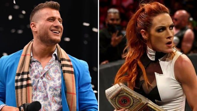 AEW star MJF hilariously trolls WWE legend for praising him and Becky Lynch