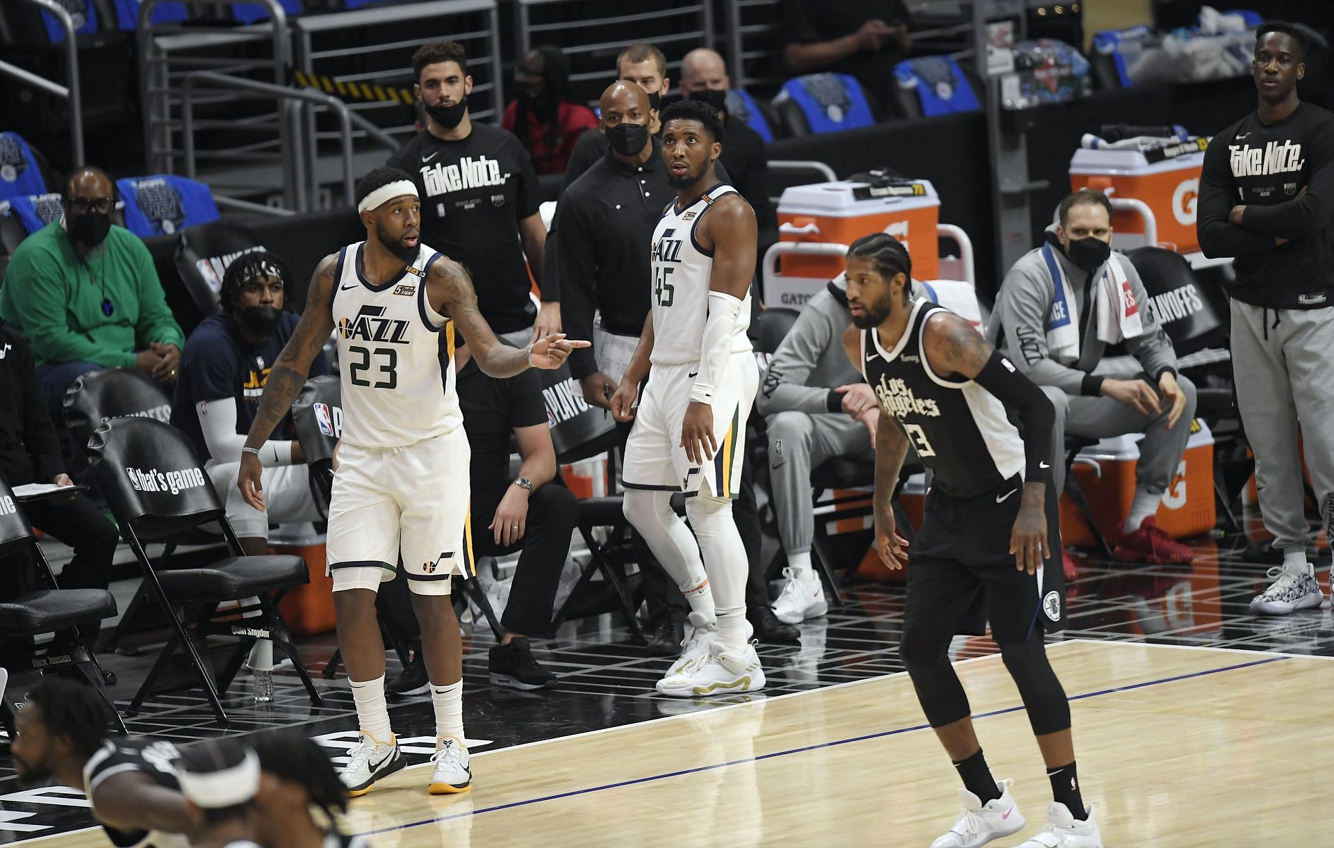 Game Six of the Western Conference SemiFinals between the Utah Jazz and the LA Clippers