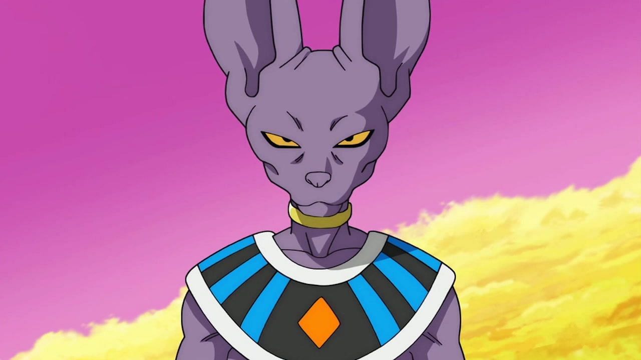 Beerus as seen in the Super anime (Image via Toei Animation)