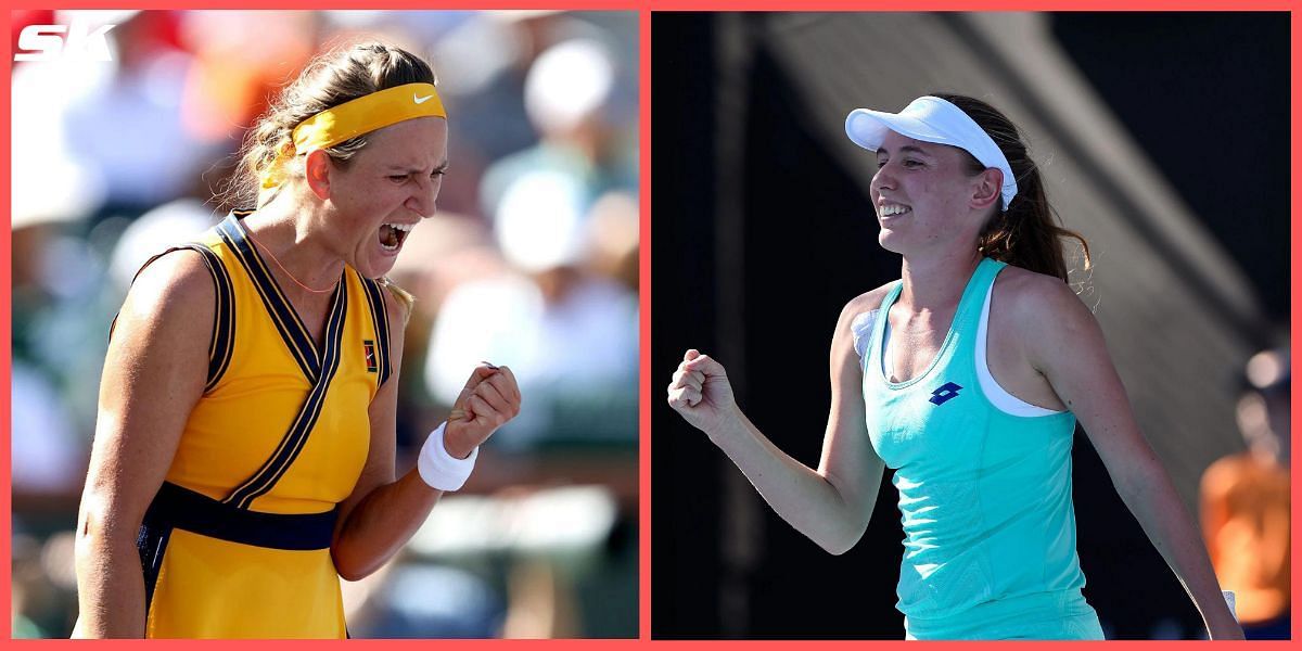 Victoria Azarenka takes on Ekaterina Alexandrova in the Miami Open