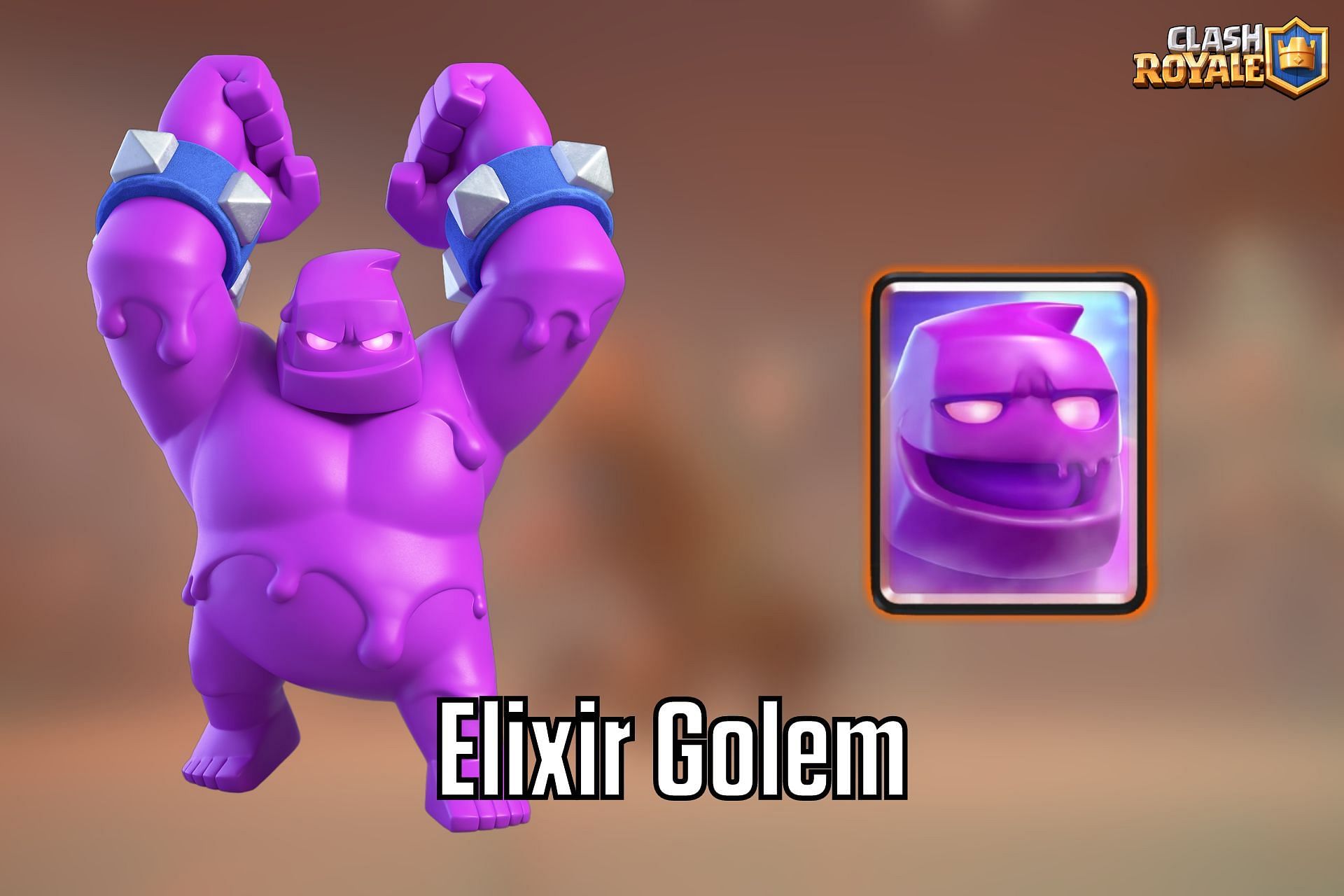 Unlock the Elixir Golem card in Clash Royale (Image via Sportskeeda)