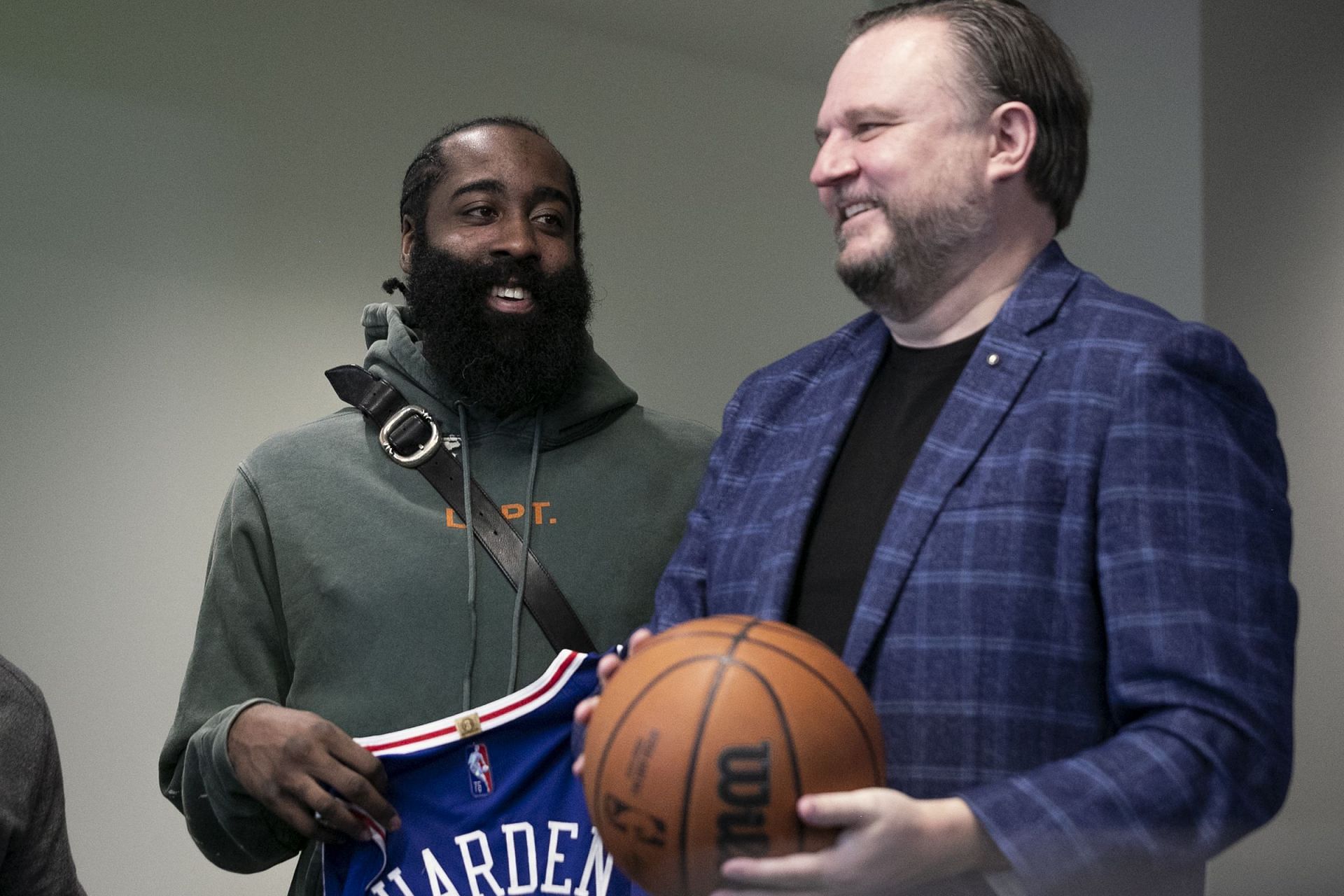 James Harden, left, hasn&#039;t repaid Daryl Morey&#039;s belief in him with a signature big-game performance. [Photo: Philadelphia Inquirer] The Philadelphia 76ers&#039; sizzling Dynamic Duo of Joel Embiid, left, ahd James Harden sensationally fizzled in their biggest test of the season. [Photo: Bleacher Report]