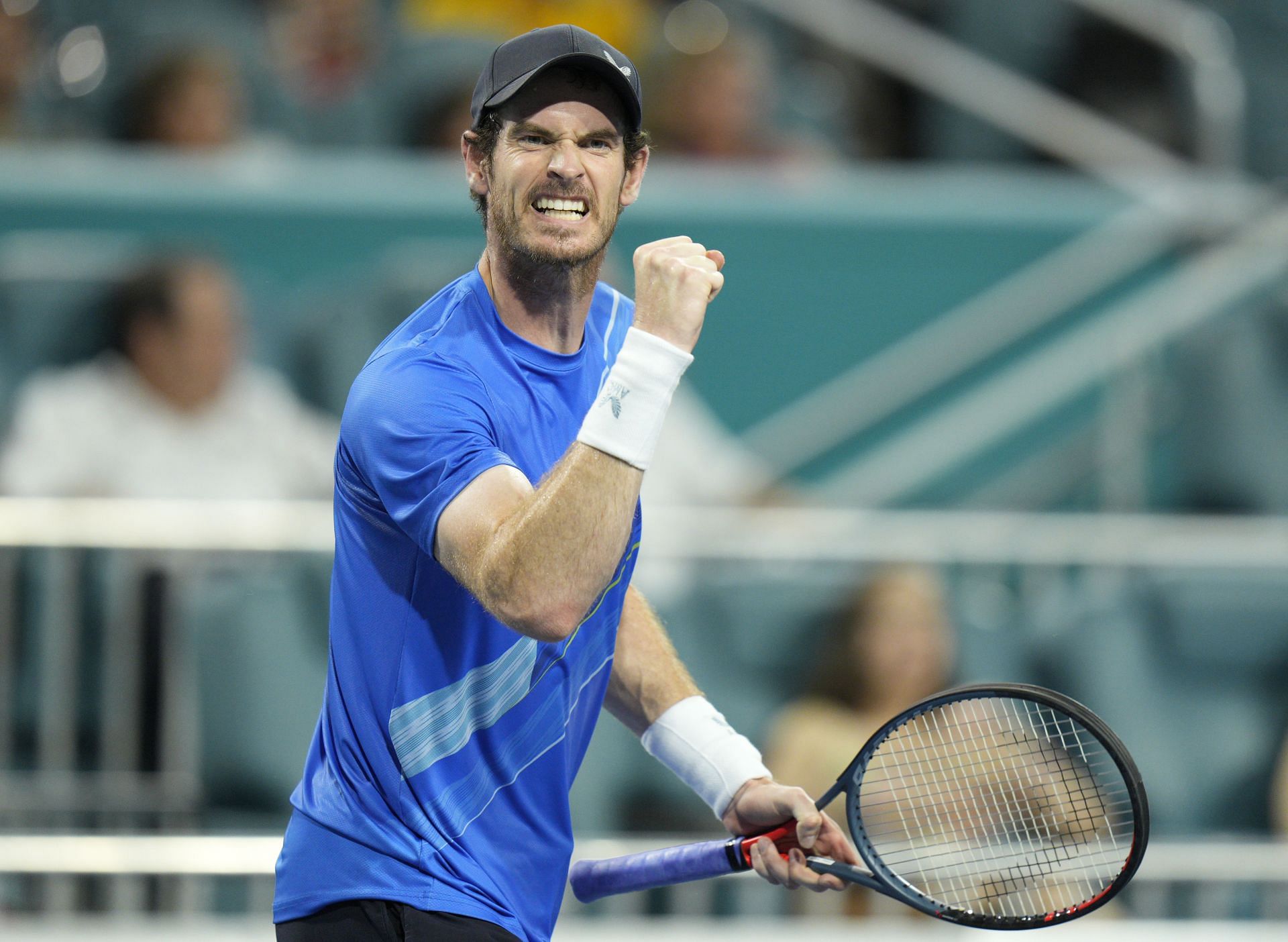 Andy Murray won his first-round match against Federico Delbonis