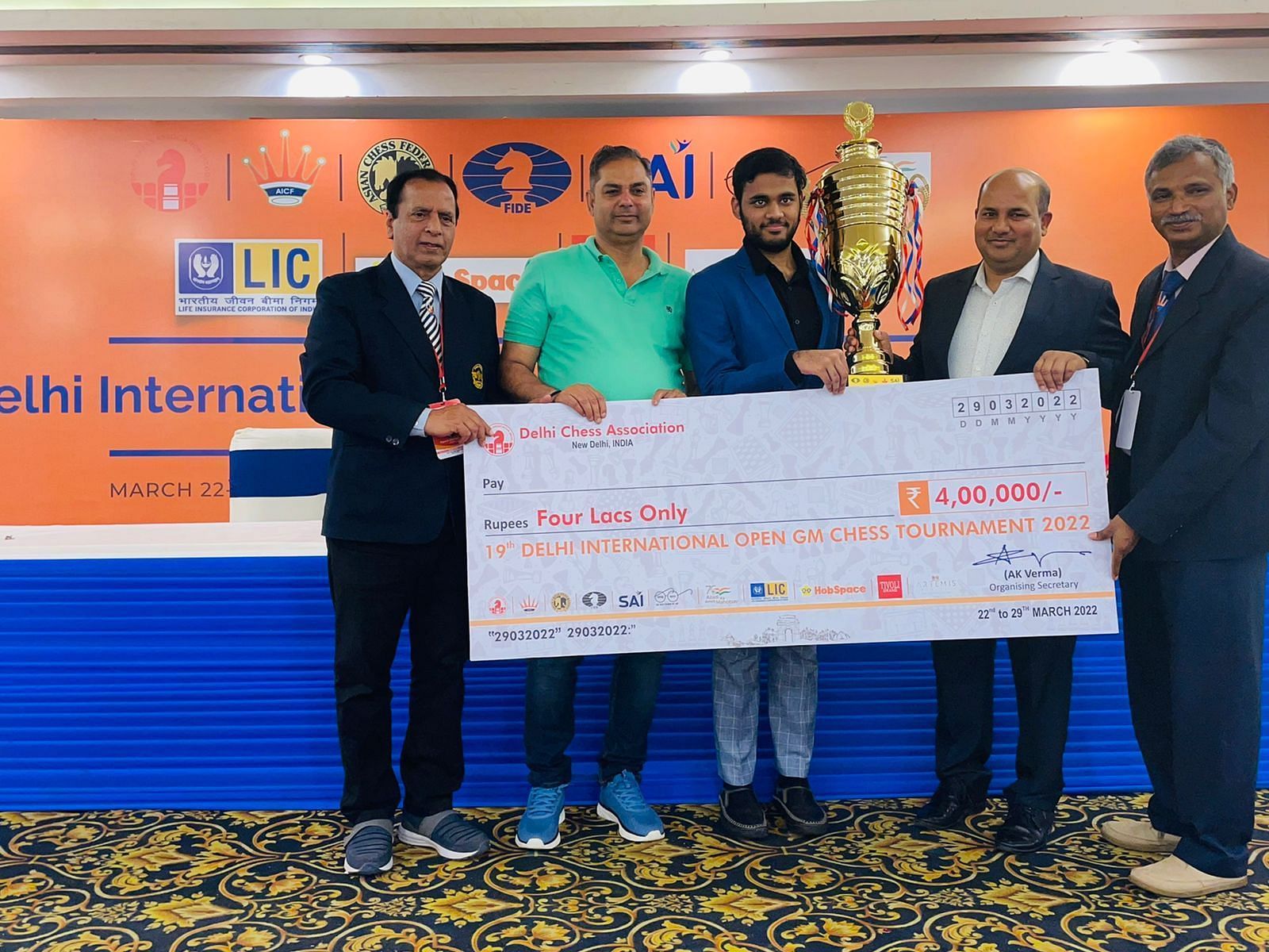 20th Delhi International Open Grandmasters Chess Tournament-2023