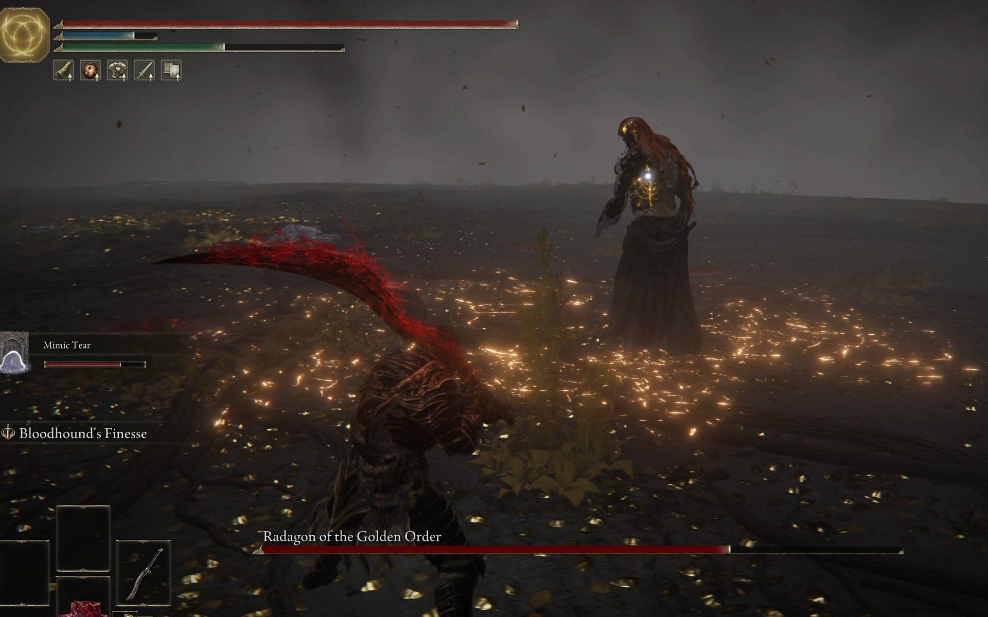 Watch for hammer strikes and AOE damage. (Image via FromSoftware)