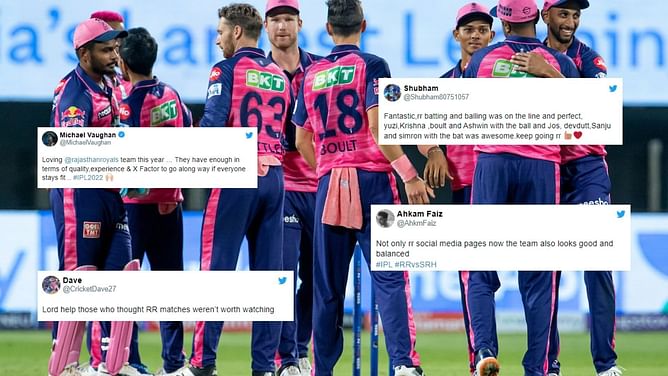 "Total domination by RR!" - Fans hail new-look Royals after their emphatic win against SRH in Match 5 of IPL 2022