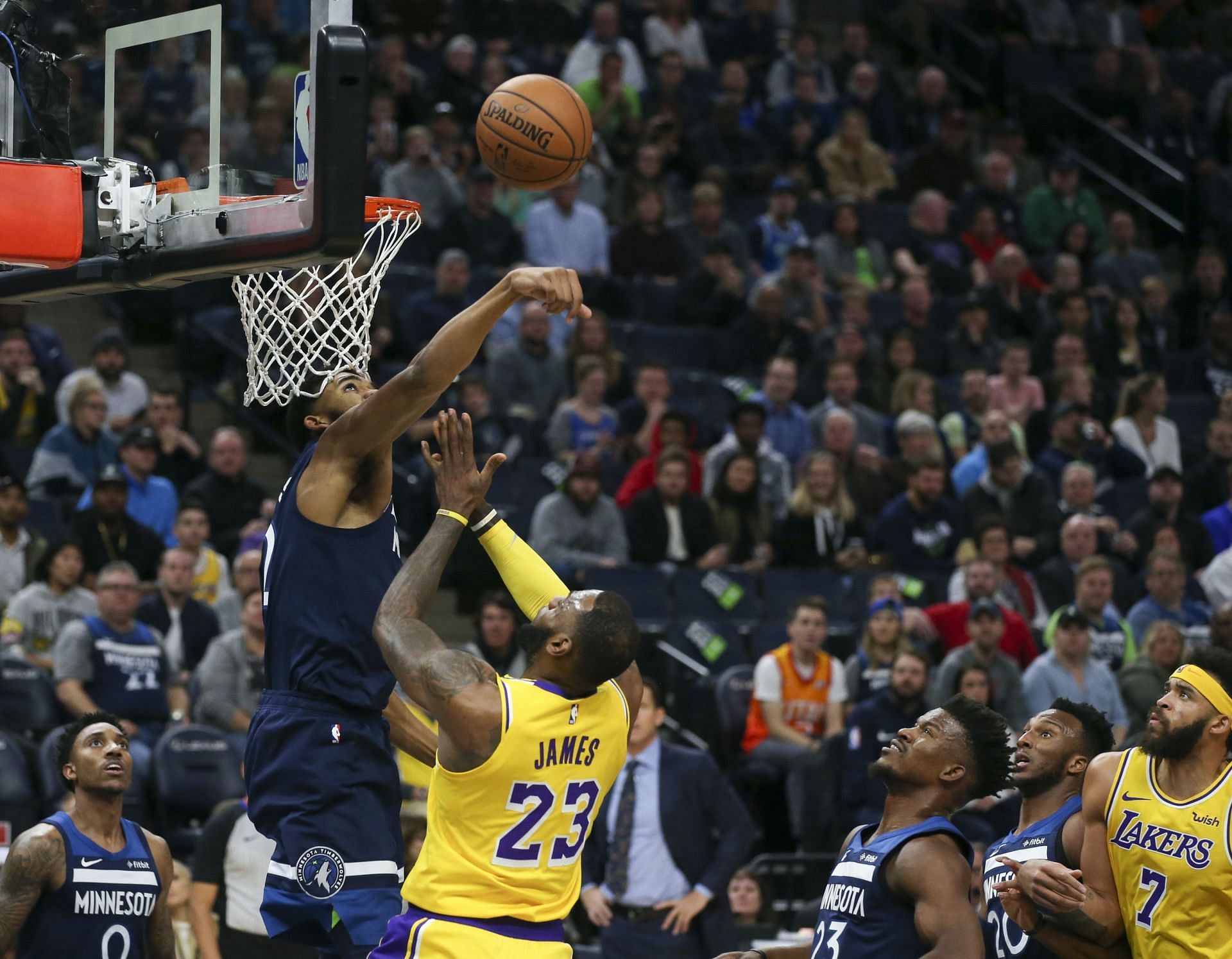 The LA Lakers and Minnesota Timberwolves will meet for the fourth and final time this season on Wednesday. [Photo: Star Tribune]