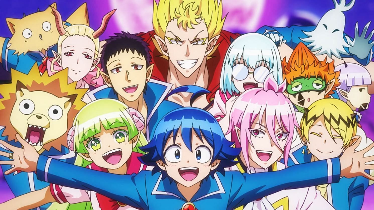 Iruma and his friends (Image via Bandai Namco Pictures)