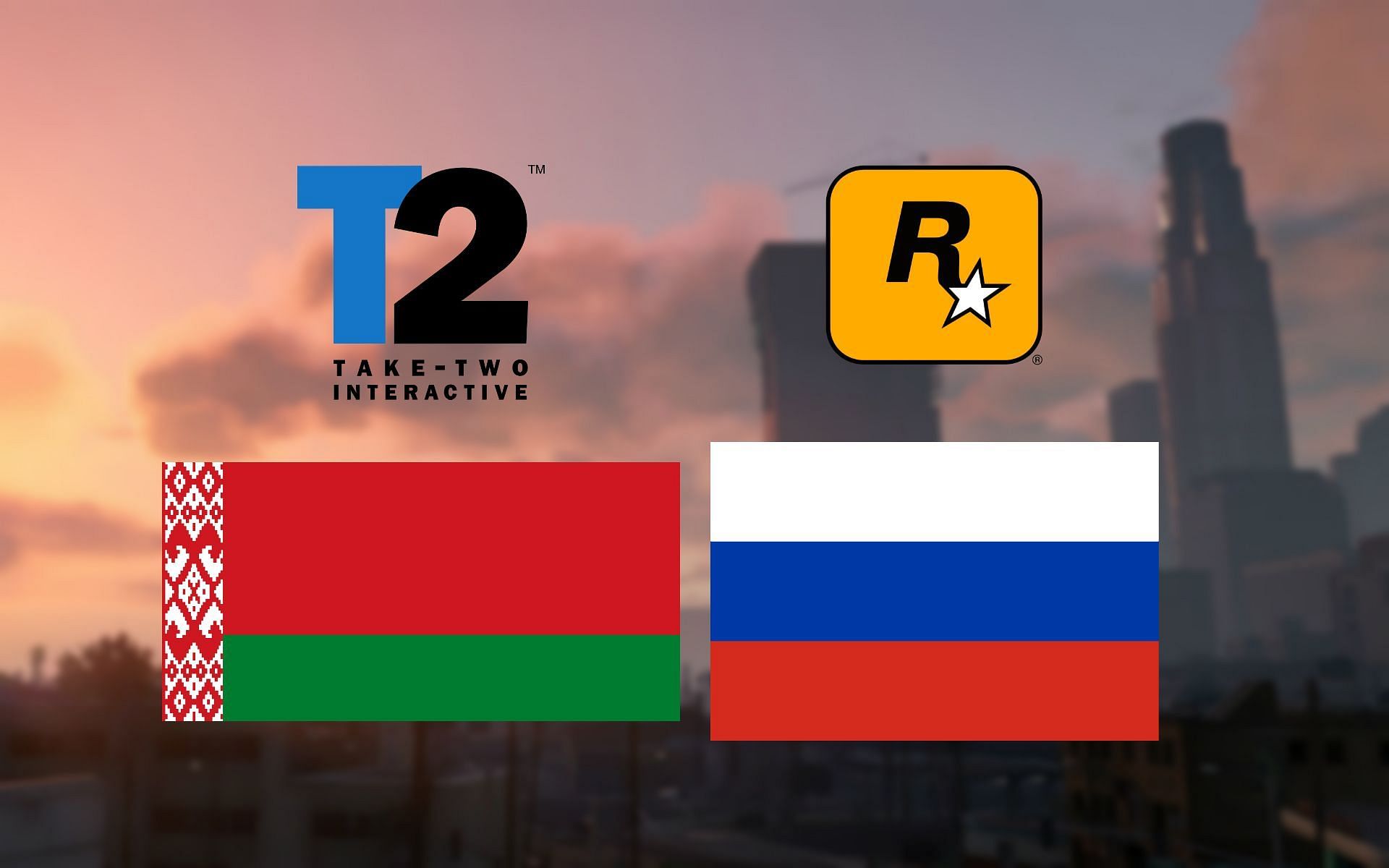 Take-Two has officially pulled out of Russia and Belarus (Image via Sportskeeda)
