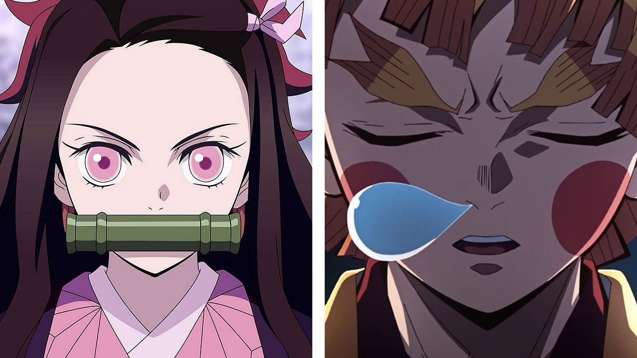 Nezuko and Zenitsu as seen in Demon Slayere (Image Via Ufotable)