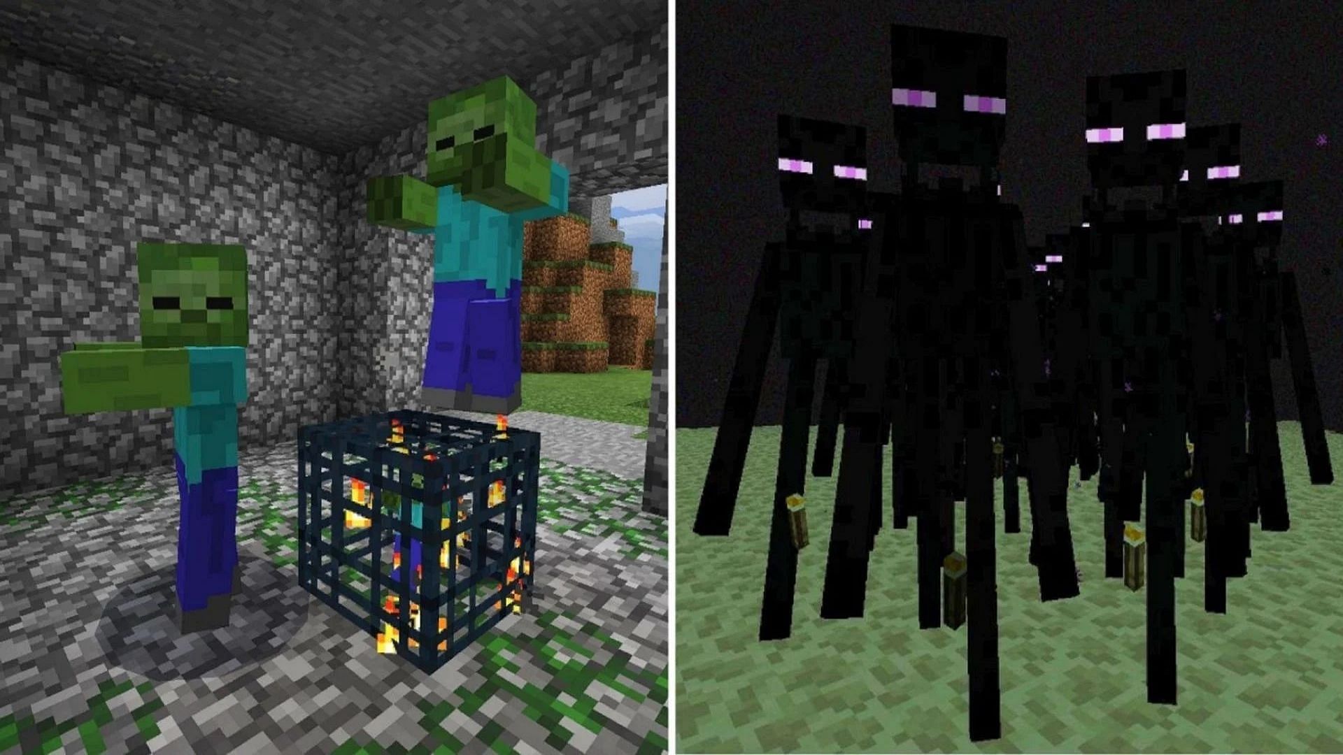 Minecraft players can farm experience points or XP in many different ways (Image via Mojang)