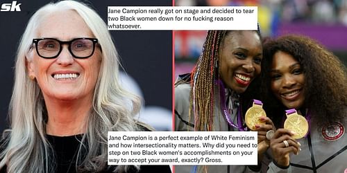 Jane Campion's tasteless comments against Venus and Serena Williams invited a lot of flak on social media