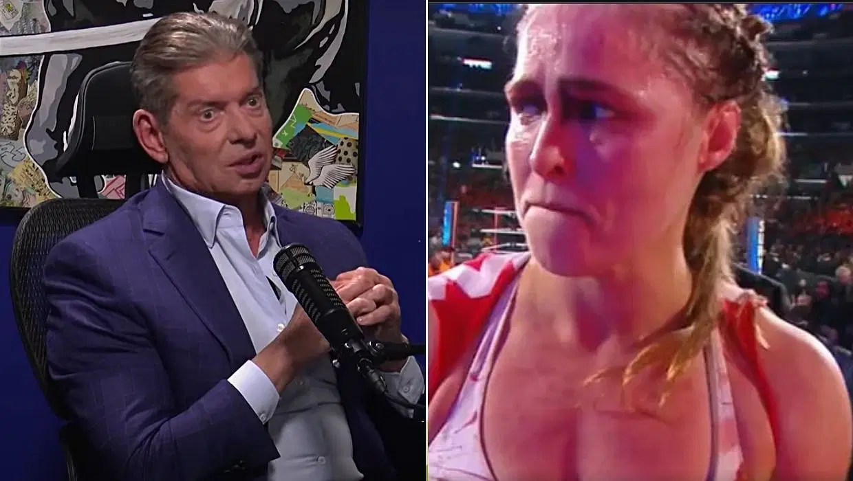 Vince McMahon/Former RAW Women&#039;s Champion Ronda Rousey