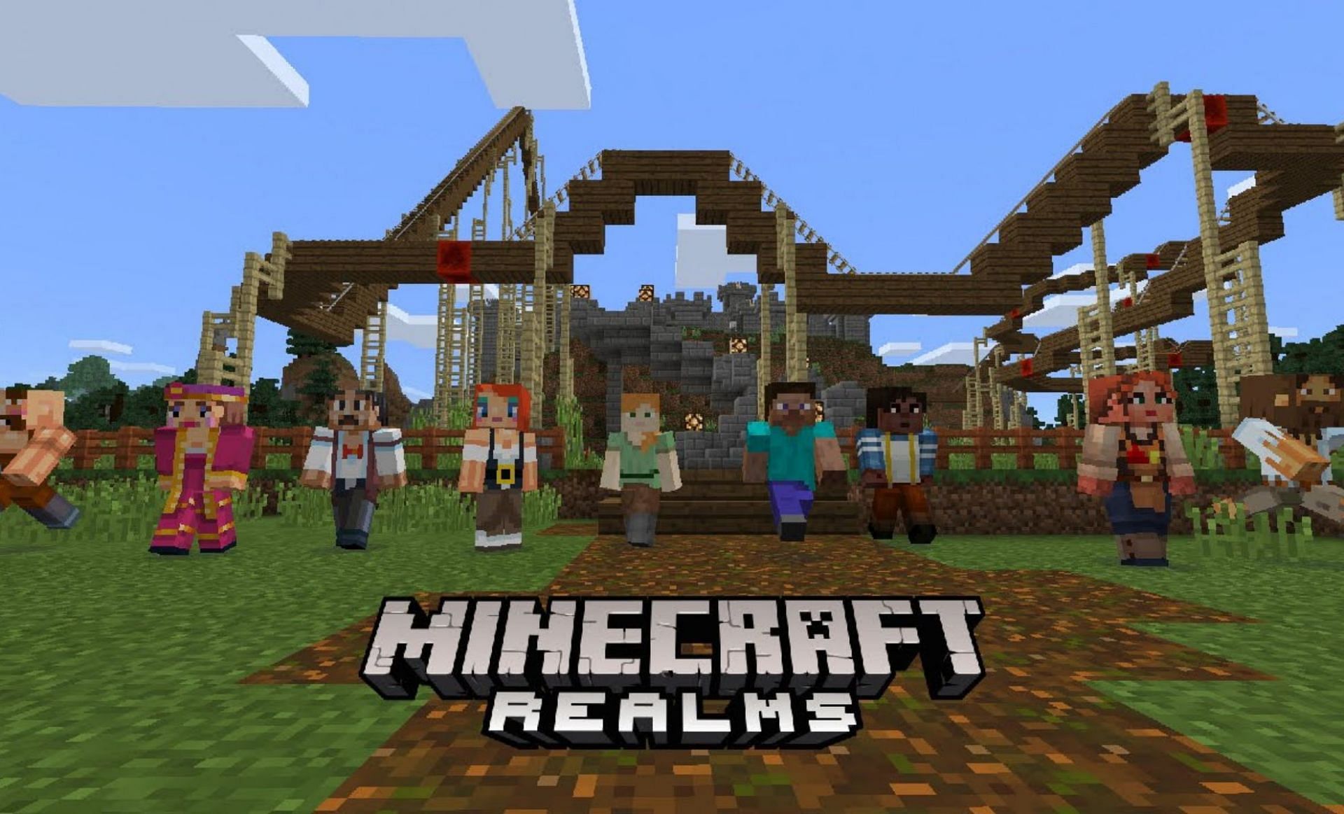 Realms is an in-game subscription service (Image via Minecraft on YouTube)