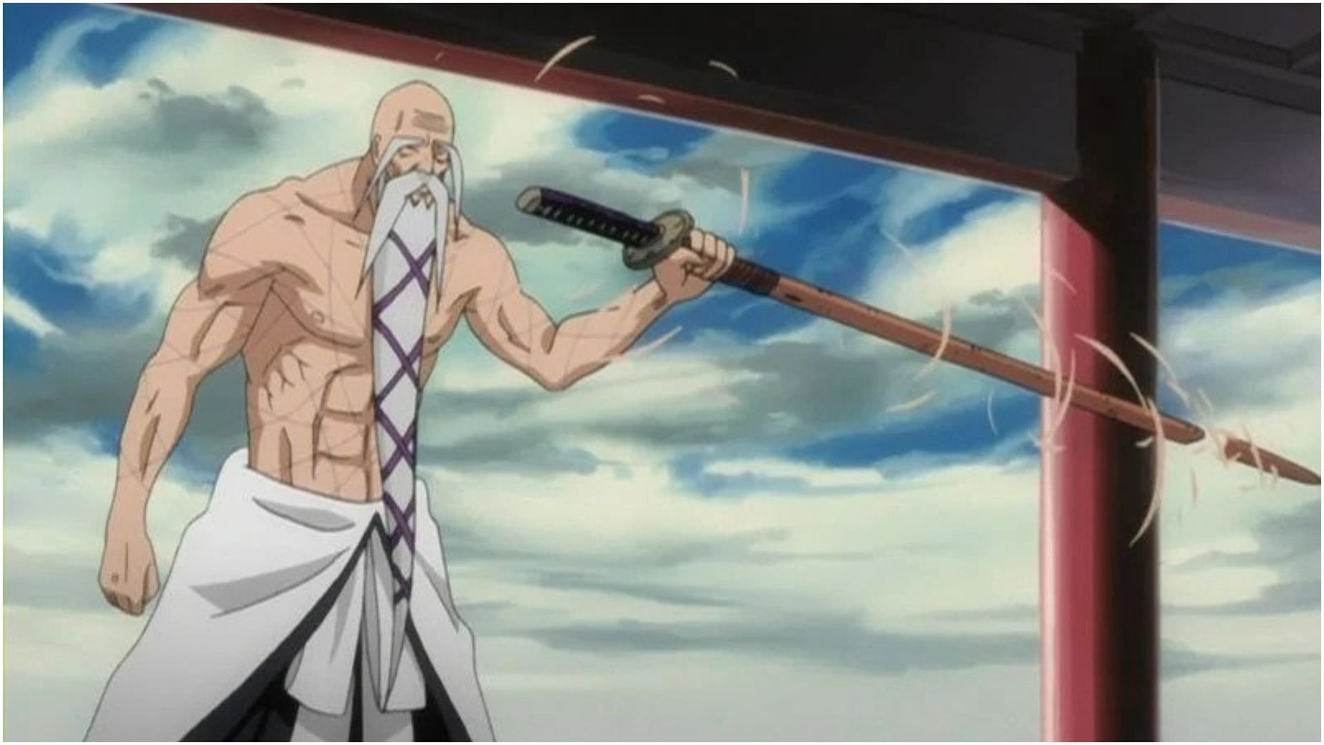 Genryusai Yamamoto as seen in the anime Bleach (Image Via Toei Animation Co., Ltd)