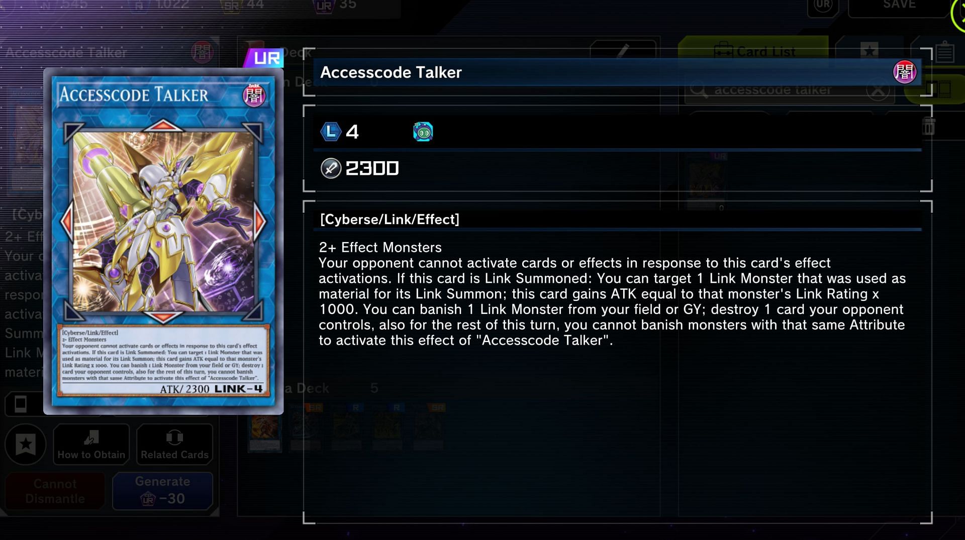 Truly, the mightiest of the Sky Strikers - Accesscode Talker (Image via Konami)