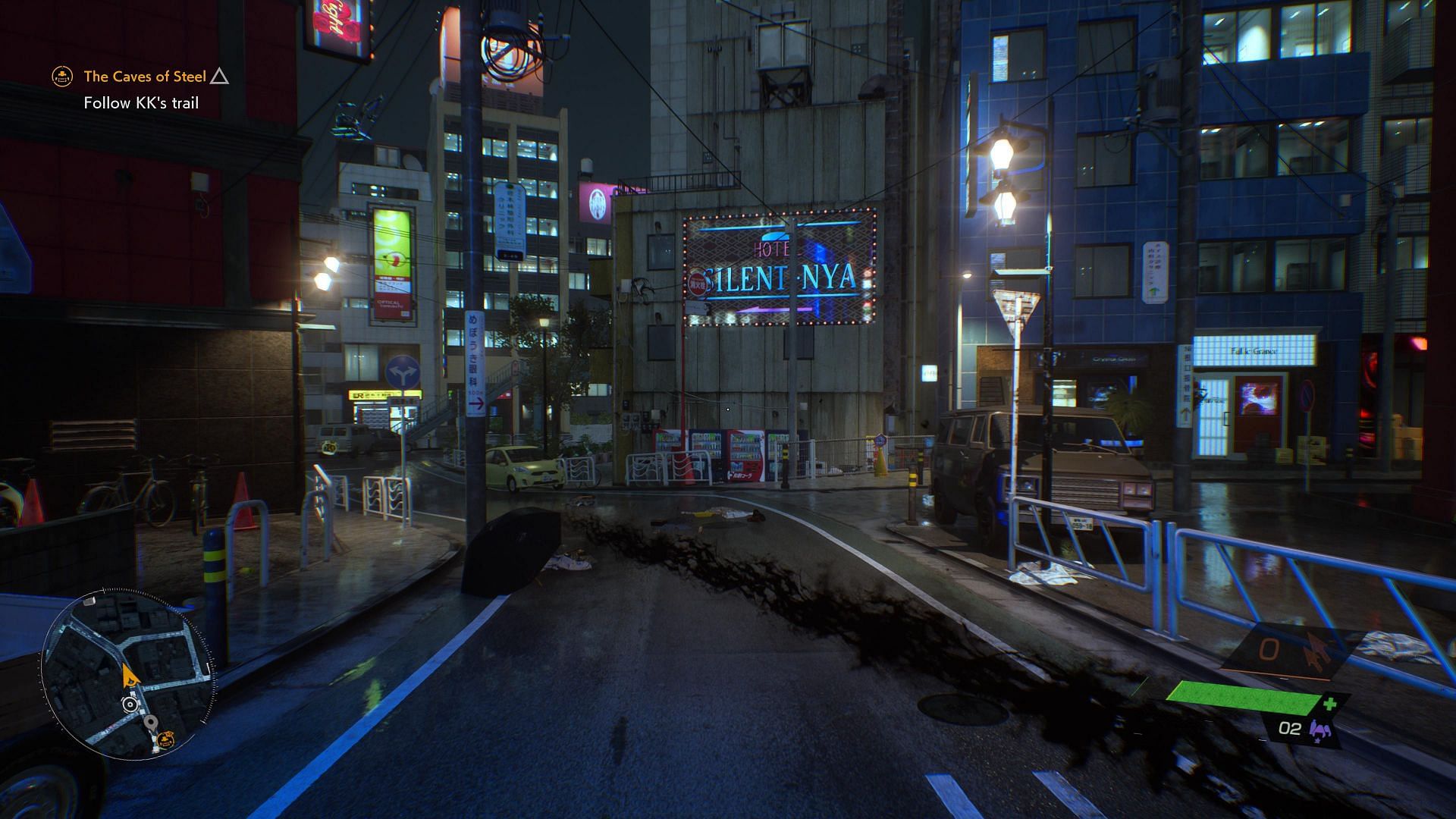 The neon lights of Shibuya really stood out in GhostWire: Tokyo (Image via Tango Gameworks)