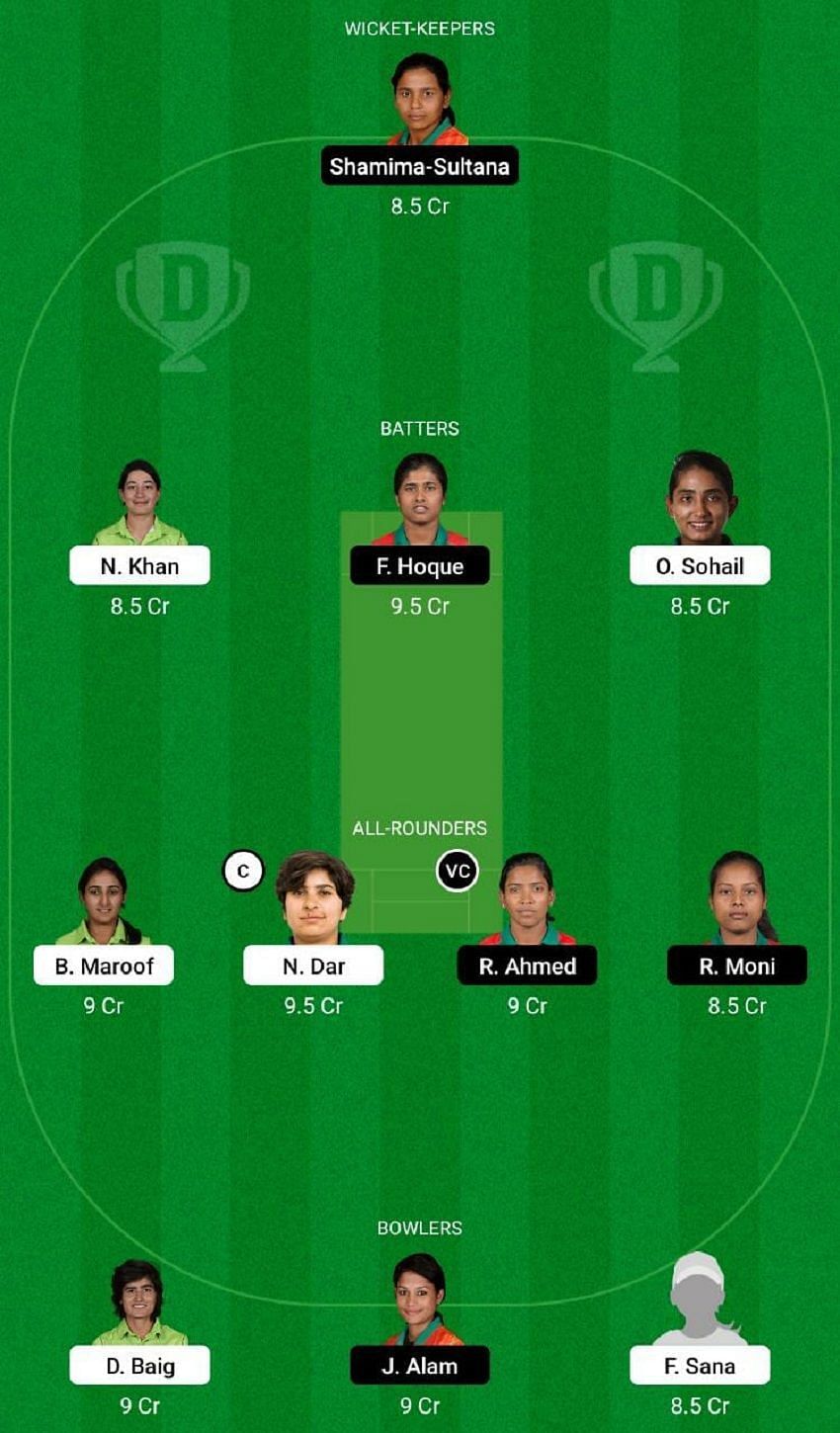 PK-W vs BD-W Dream11 Fantasy Tip #1