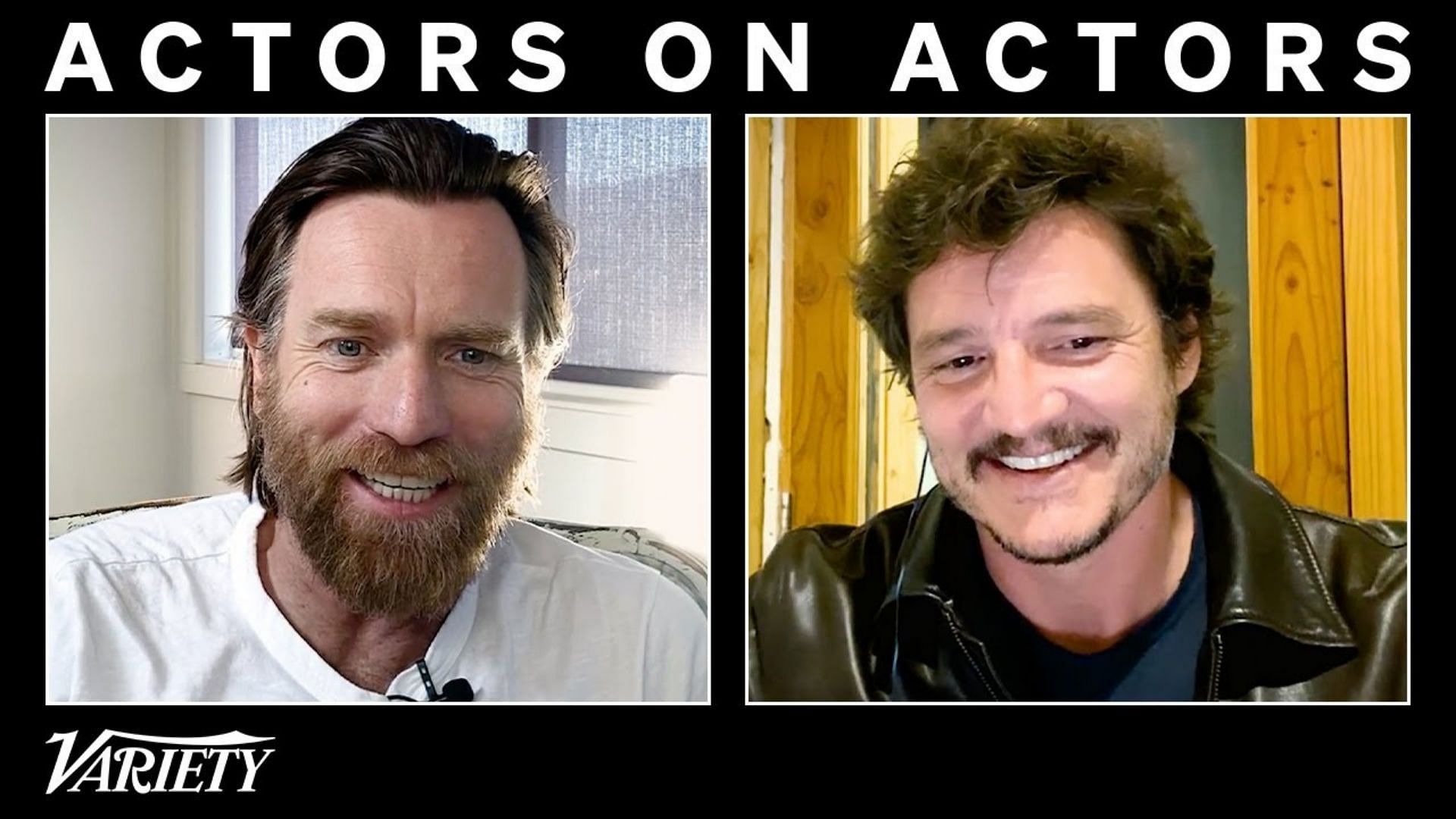 Ewan McGregor and Pedro Pascal on Actors on Variety&#039;s Actors interview (Image Via Youtube @Google)