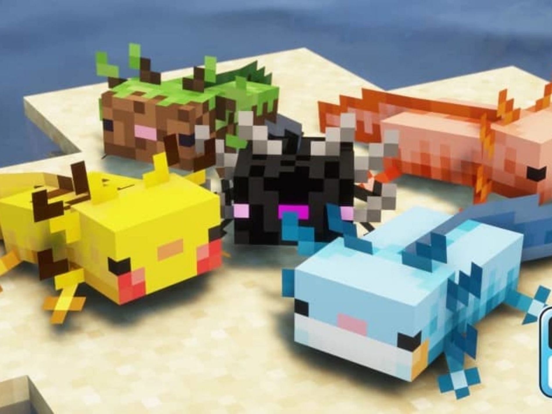 04AM&#039;s remastered axolotl pack (Image via 04AM/Redstone Games)