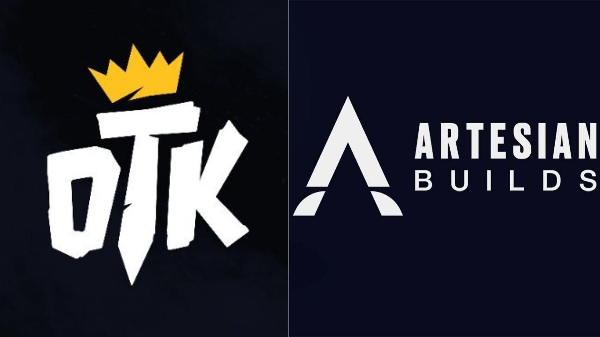 OTK announced on Twitter that they will no longer be working with PC building company Artesian Builds (Image via Sportskeeda)