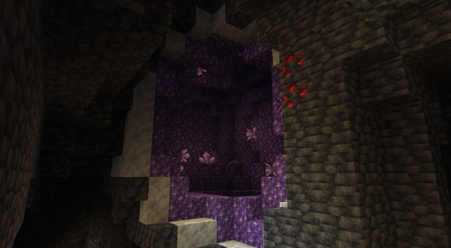 Amethyst Geode (Image via Minecraft)